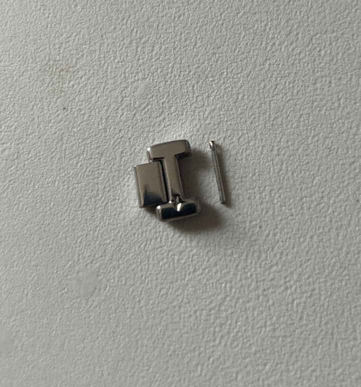 Spare 12mm Silver Link & Pin Bar For Emporio Armani Ladies Mia 32mm AR11632
