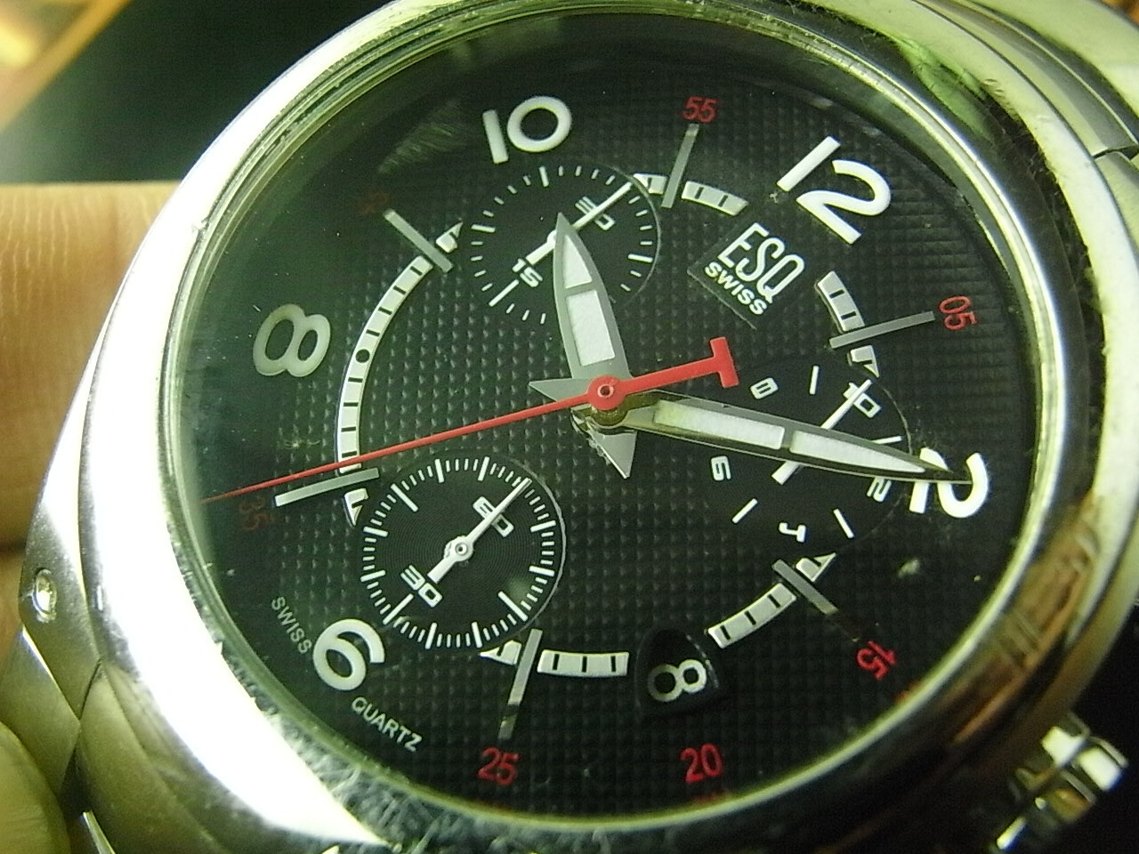 40MM ESQ BY MOVADO CATALYST CHRONO SALESMAN SAMPLE DEMO WATCH (without movement)
