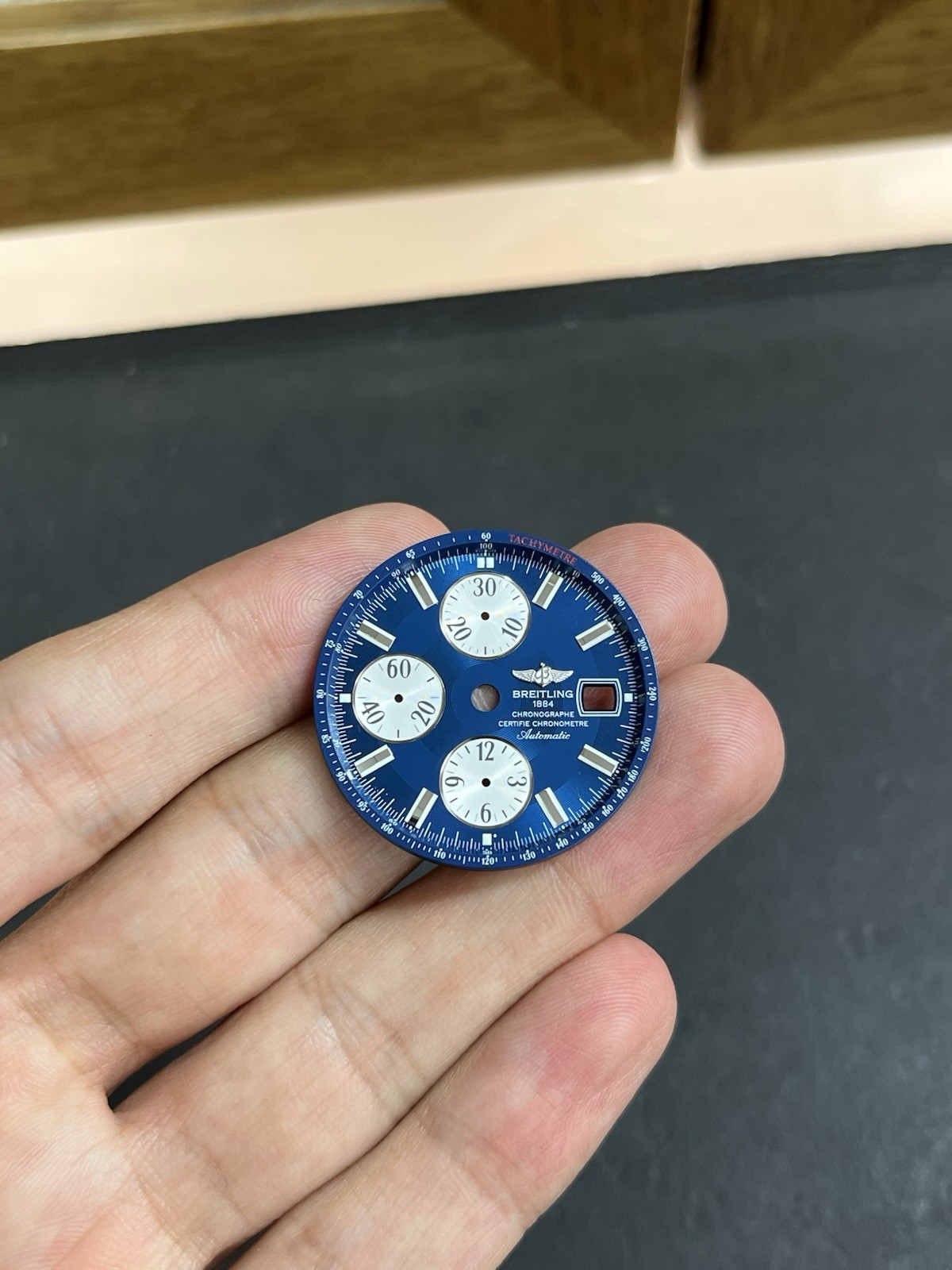 Genuine Breitling Chronomat Evolution 44mm Dial Blue A13356