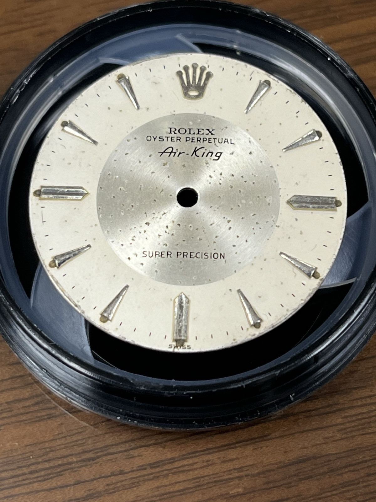 100% Orig RARE vintage Air King 1950s Rolex 5500 Super Precision Bullseye Dial