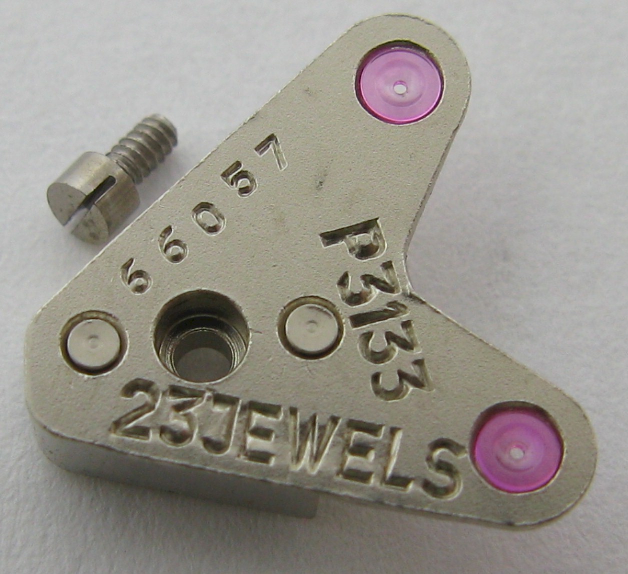 Poljot 3133 chronograph watch movement part chrono bridge 66057 / 44275