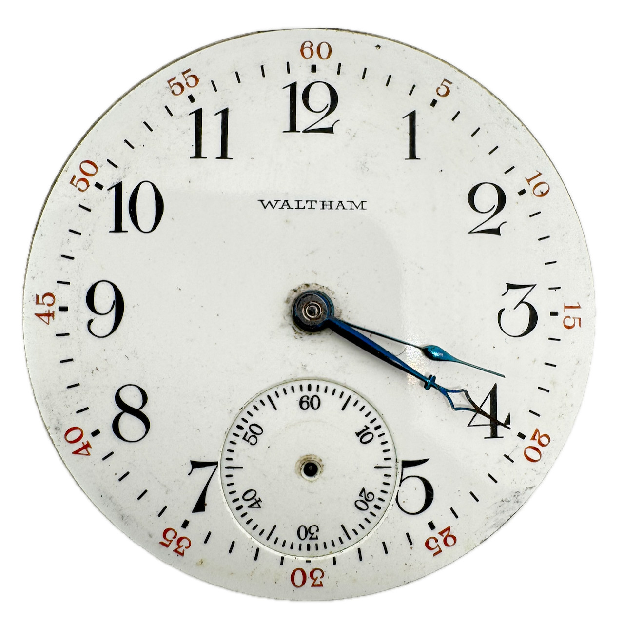 Antique 16s 1917 Waltham Mechanical Pocket Watch Movement No. 620 USA fService