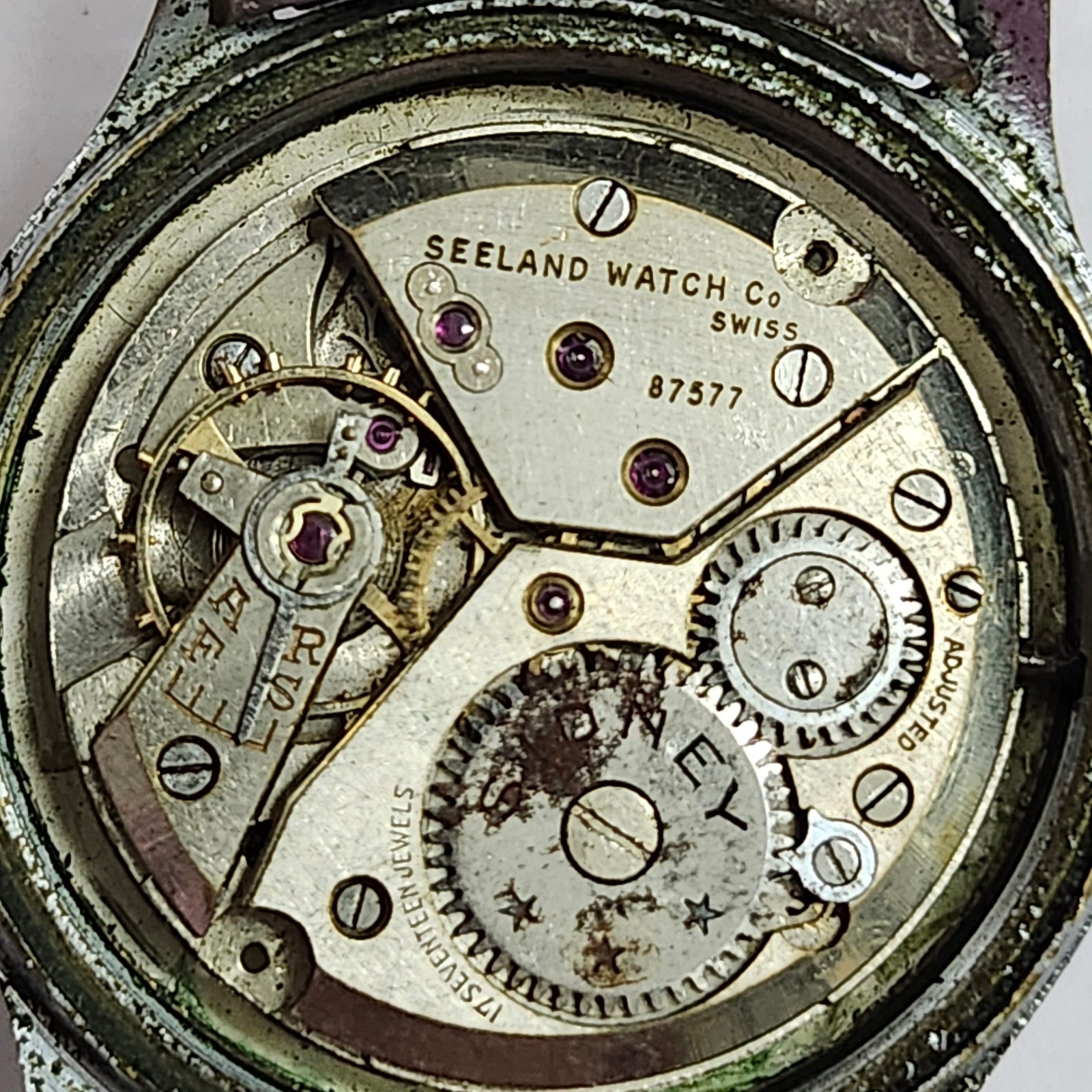 Doxa Case Seeland Sidney 17J Swiss Mechanical Watch Parts Repair Project