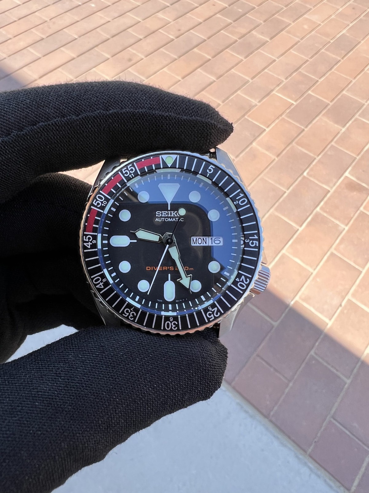 SKX007/SRPD Flat Bezel Insert – Red/Black/Silver – 5/55 – CT6104