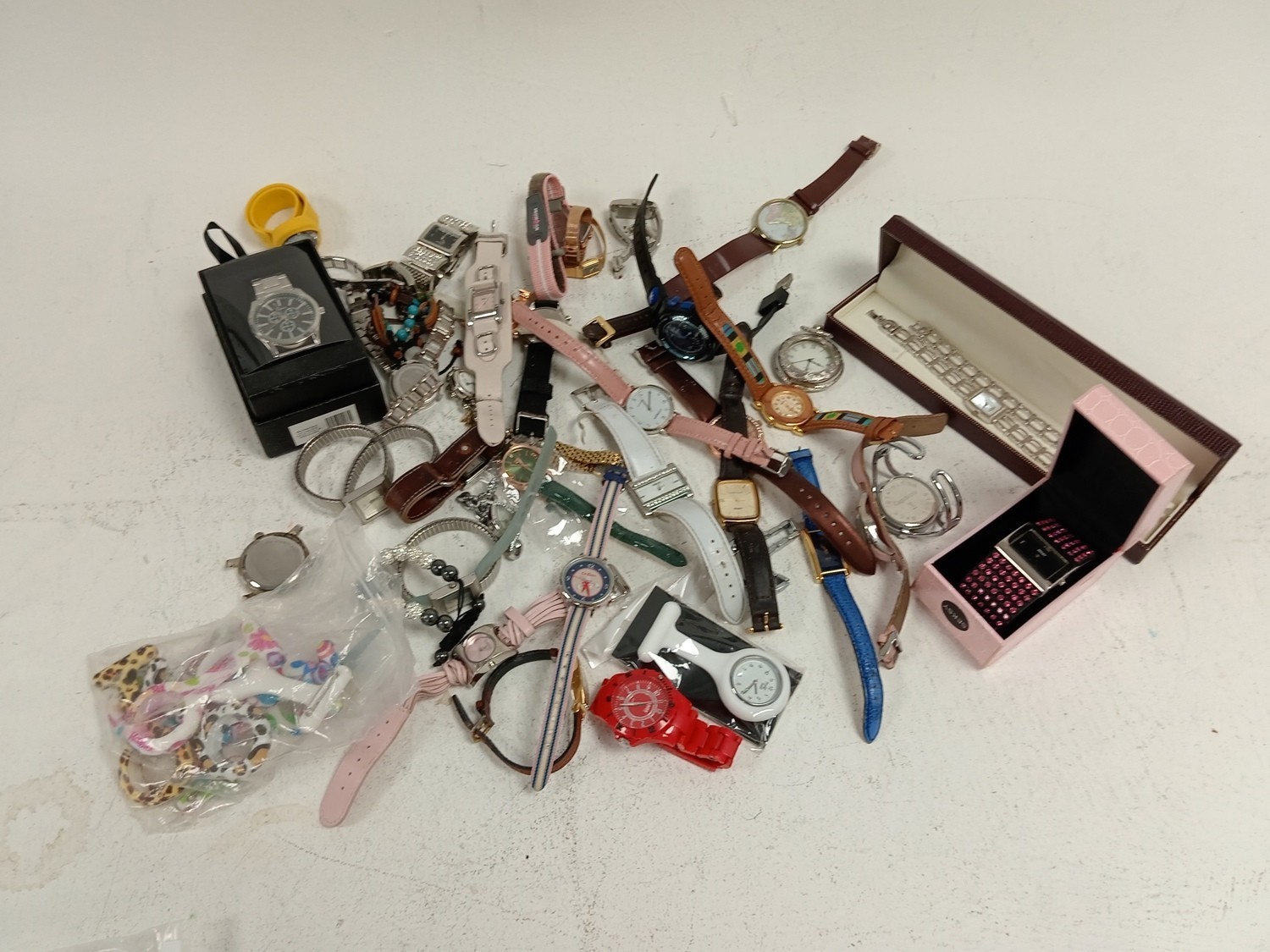 Mixed Lot of Watches and Accessories Untested Various Brands And Styles Job Lot