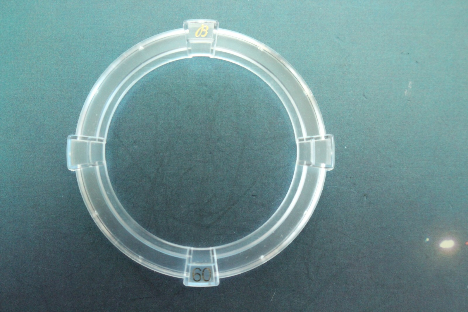 BREITLING AEROSPACE 42 FACTORY JEWELER CLEAR PLASTIC WATCH BEZEL PROTECTOR #60