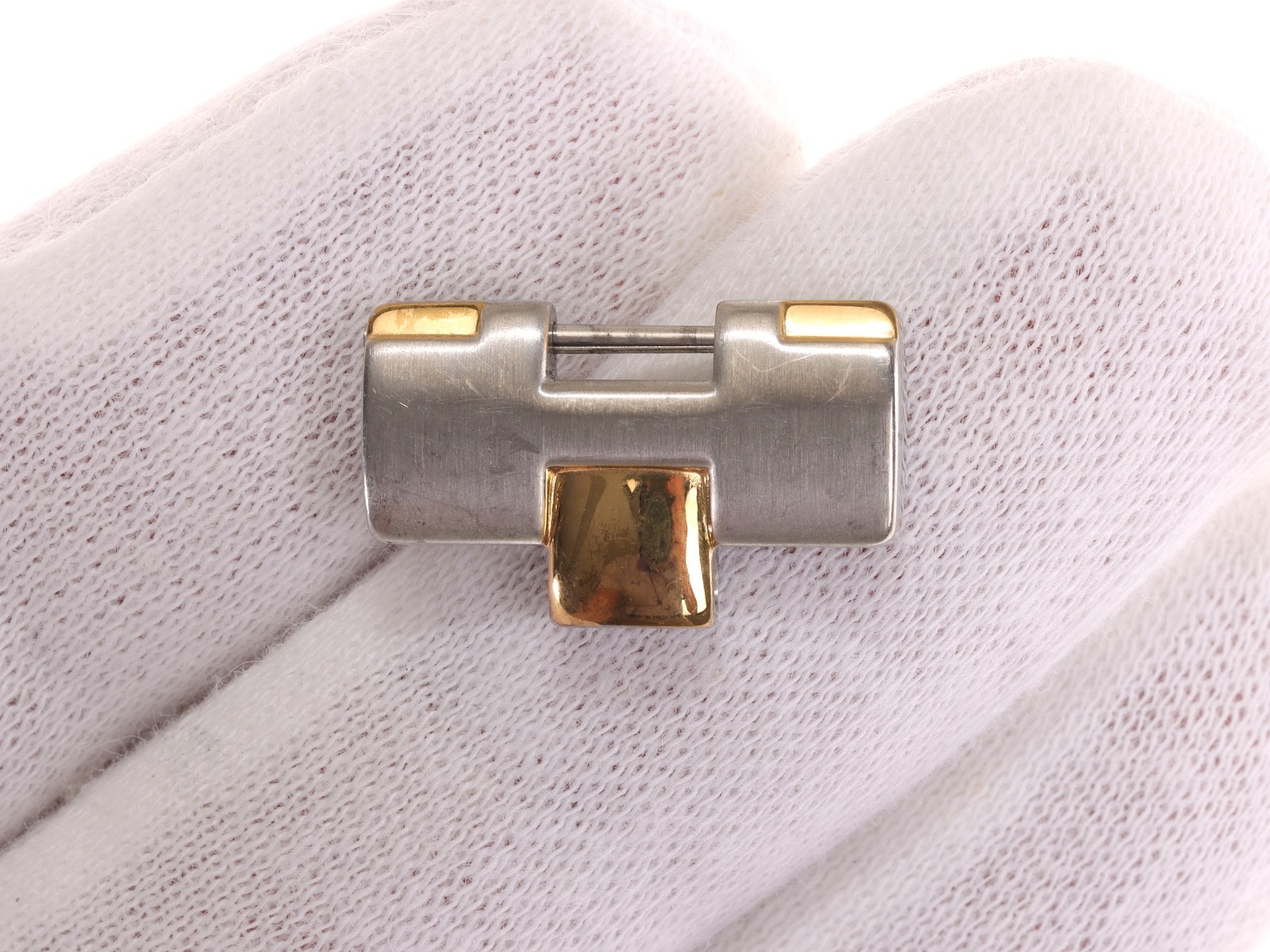 SEIKO Bracelet LINK for “7T32-6M79” Men’s Watch with “48Z5-B” Band Silver/Gold