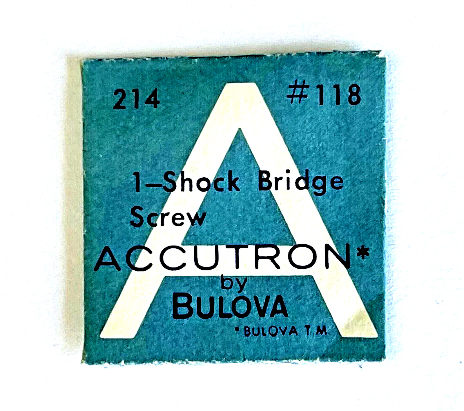 Accutron 214 214H 214HN Shock Bridge Screw watch part #118
