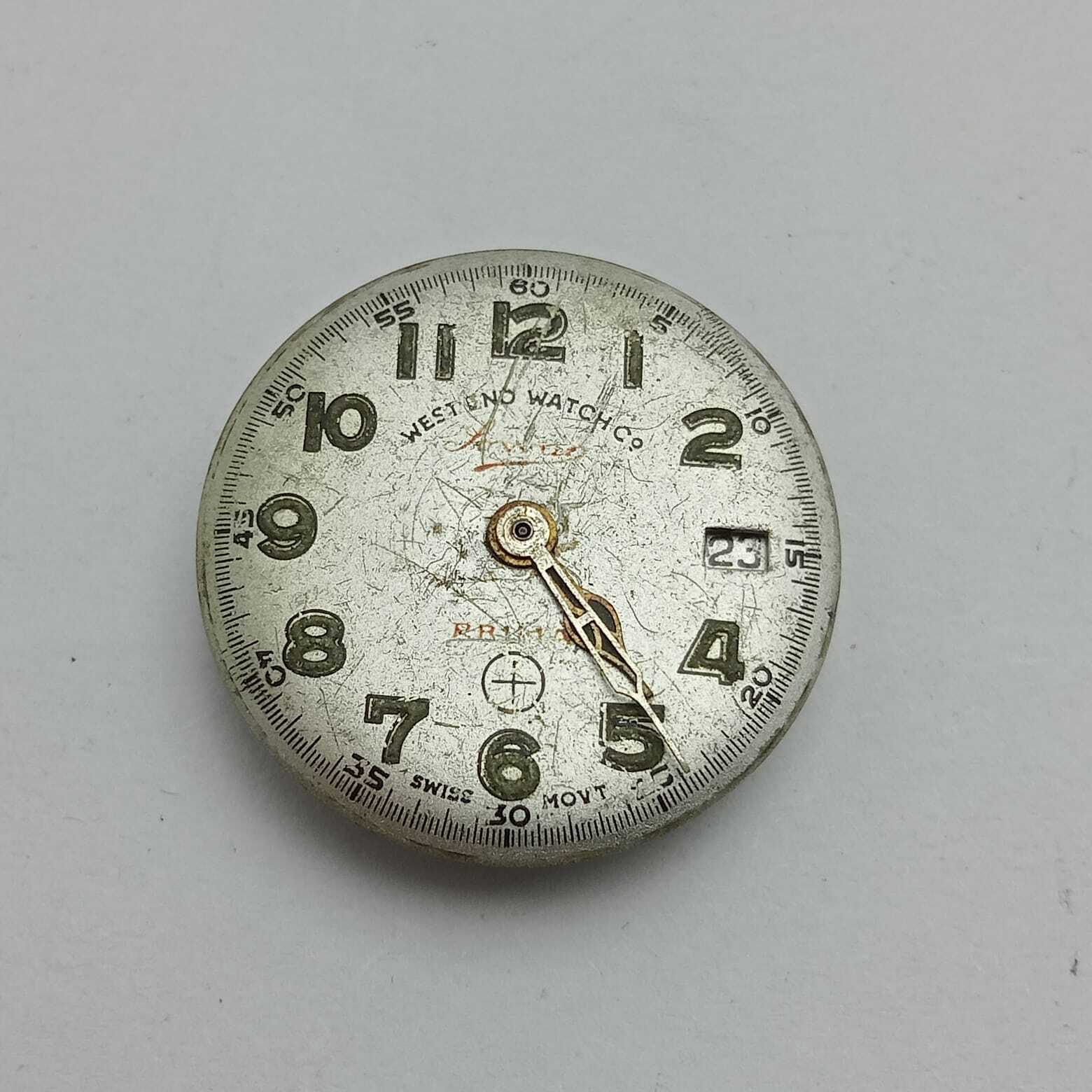 West End Watch Manual Winding Cal.142 Vintage Watch Movement