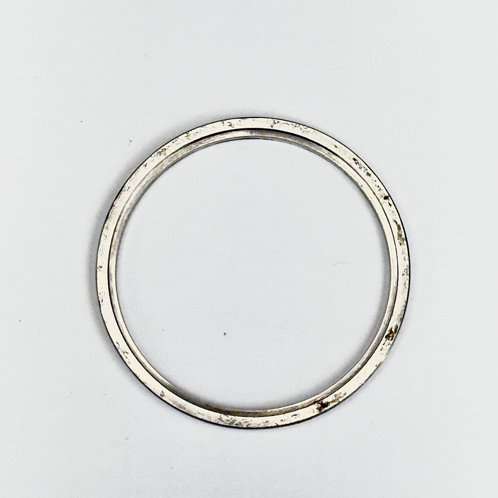 ROLEX ORIGINAL AUTHENTIC SMOOTH BEZEL FOR 34MM STAINLESS STEEL W/ STEP/GROOVE