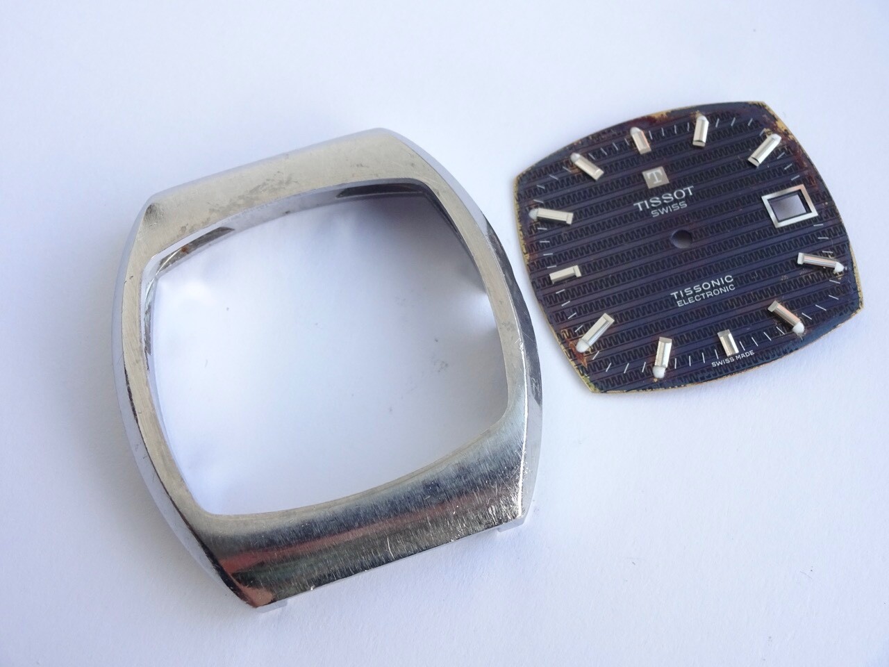 Tissot Case Bezel 40.800 Dial Tissonic 2010 ESA9162 F300Hz Tuning Fork (1000A)