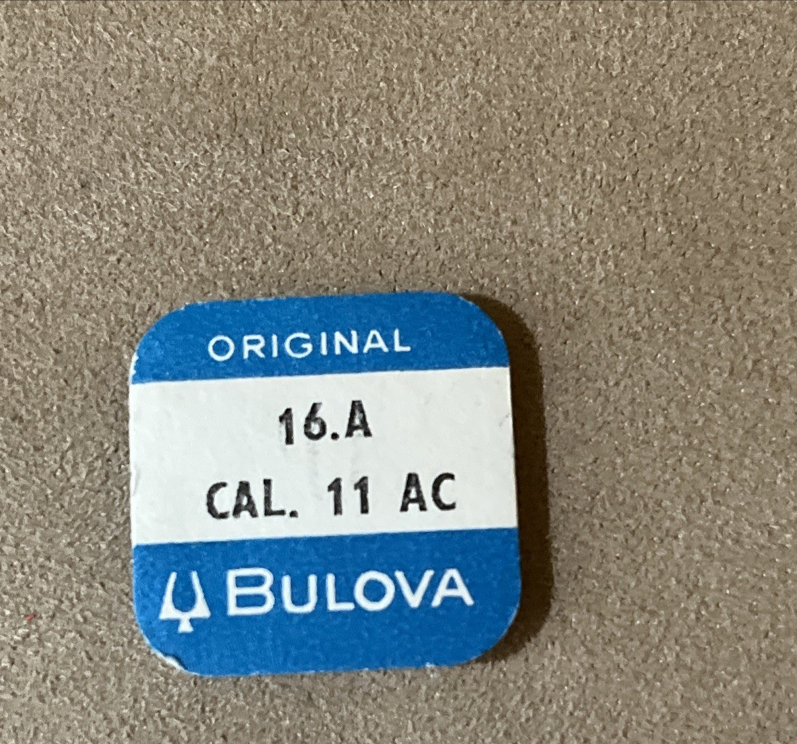 Bulova Watch Part Winding Stem #16.A 11AC Original Swiss Made