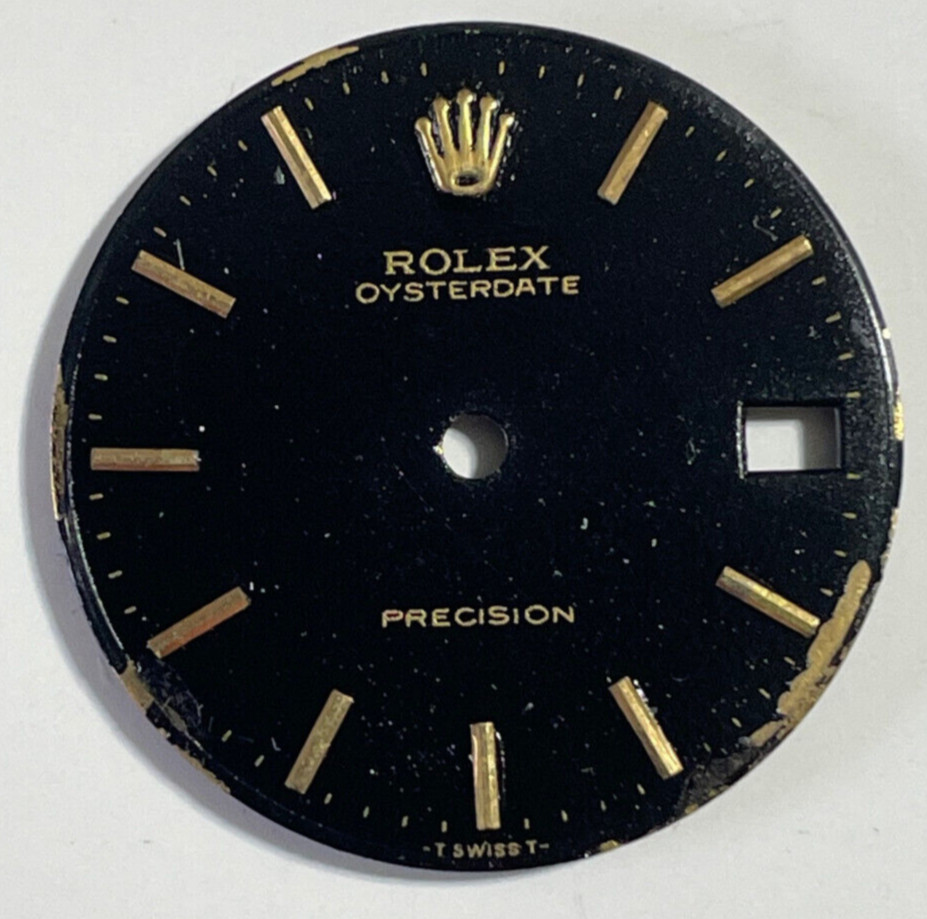 Vintage Rolex Oysterdate Precision Watch Dial For 6466