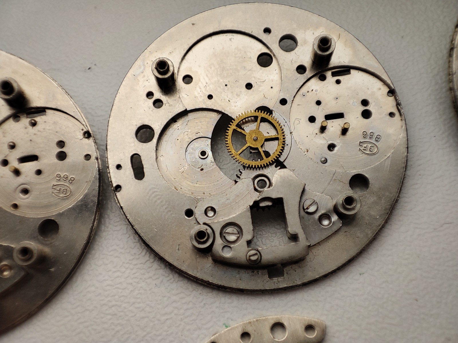 BFG 866 BFG 34 Baumgartner Watch Main Plate plate bridge Part 31mm scale
