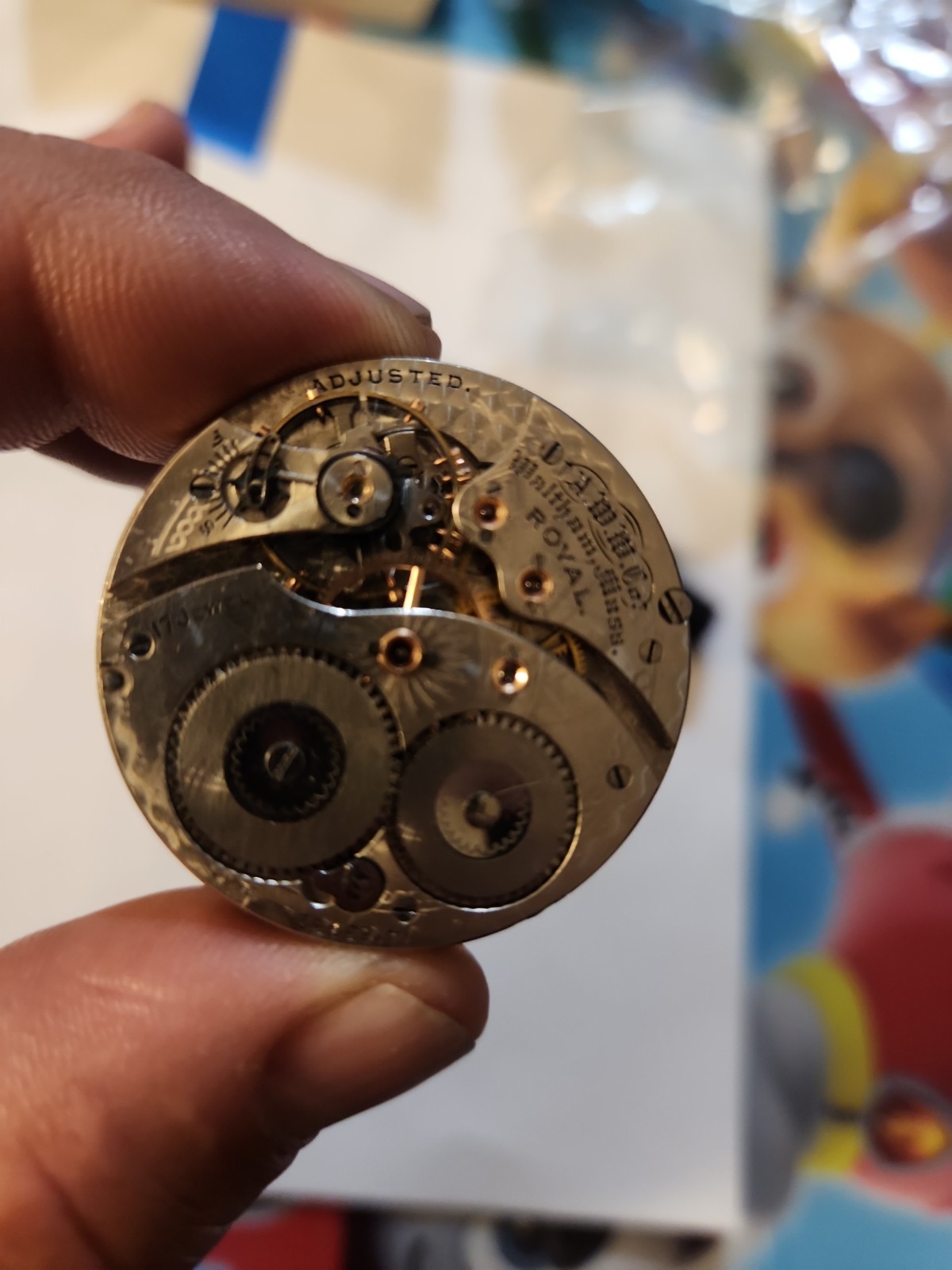 Waltham 17 Jewels 16S Royal Pocket Watch Movement