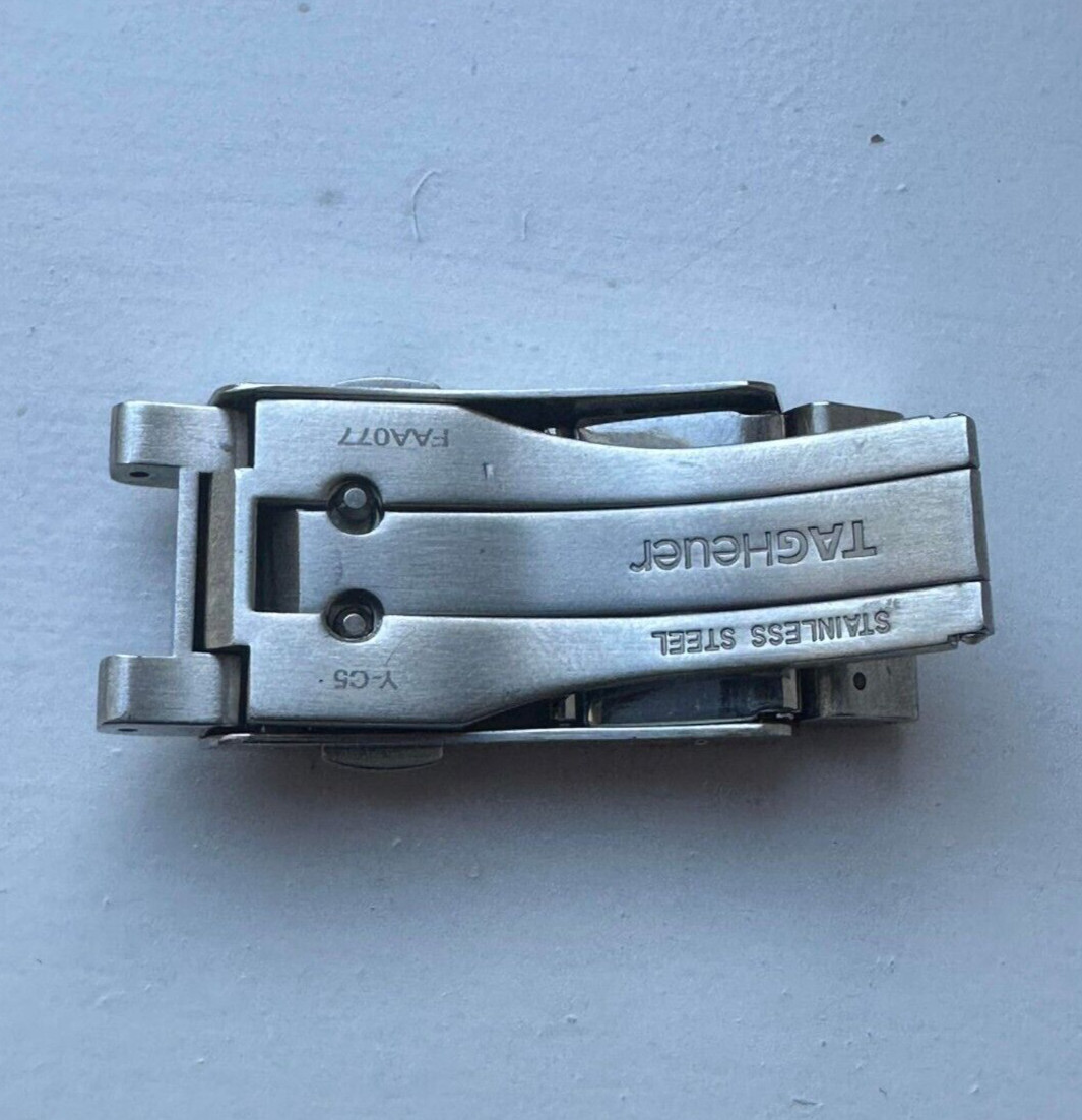 Genuine Tag Heuer Carrera Deployment Deployant Clasp Buckle Bracelet FAA077 18mm
