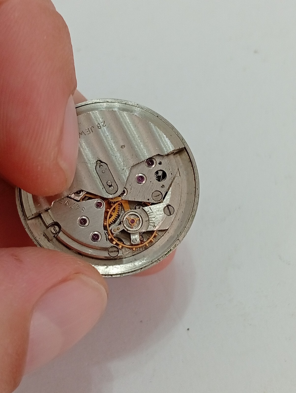 Vintage Soviet USSR Watch Movement Poljot De Luxe Automatic 29 J. 2615 For parts