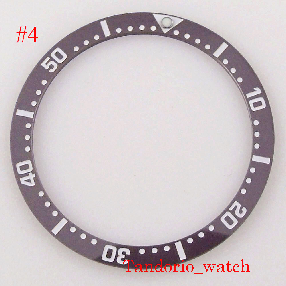 For Skx007 SKX009 Colorful 38mm Ceramc Bezel Insert Ring Watch Face Replace Part
