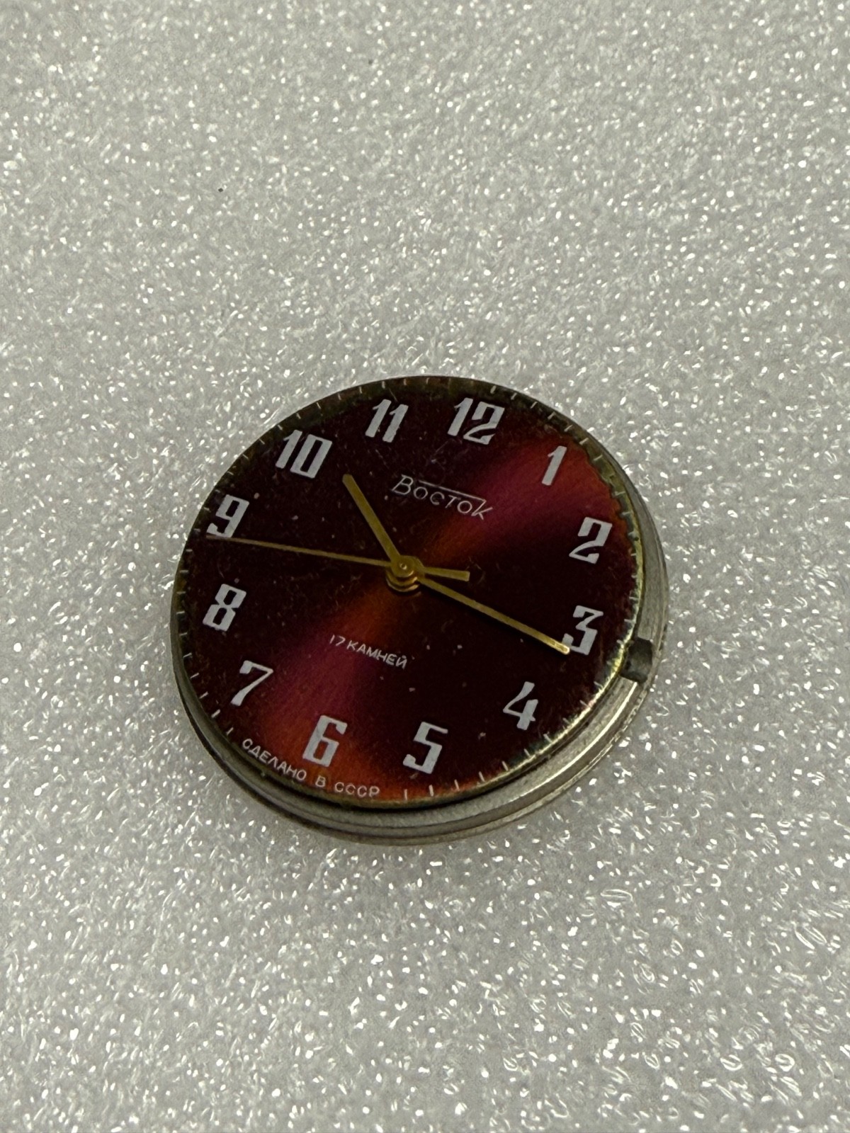 Watch movement USSR Vostok Cal.2409A plus Dial.For parts.