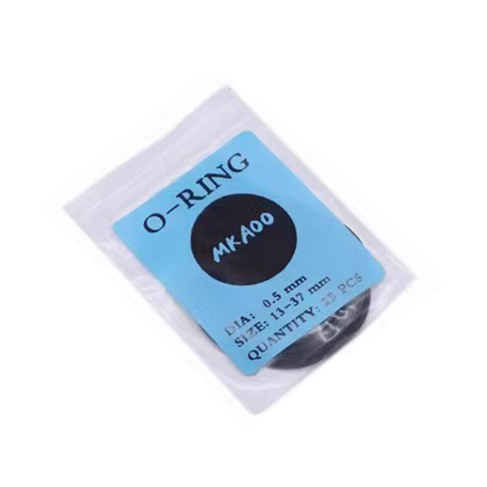 3 Pack of 0.5/0.6/0.7mm Ring Elastic Black Rubber Ring Watch Back Sealing Ring