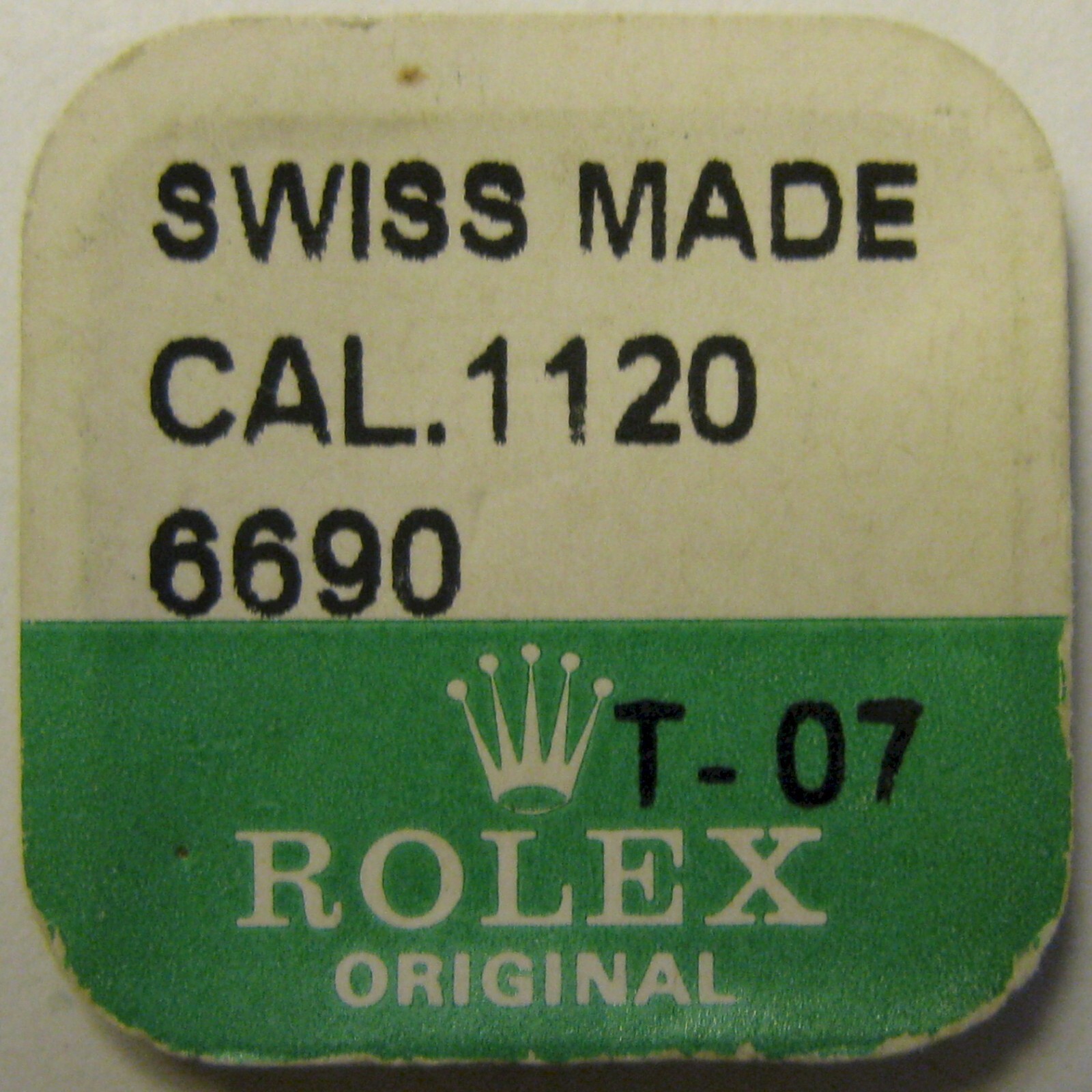 Rolex Watch Movement 1120 1130 1160 1161 … auto. mainspring #6690 /280 #771