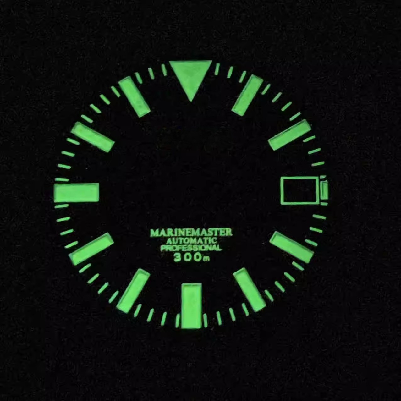 New NH35 Dial 28.5mm S-LOGO Green Luminous Fits NH35/36 Movement Watch Parts