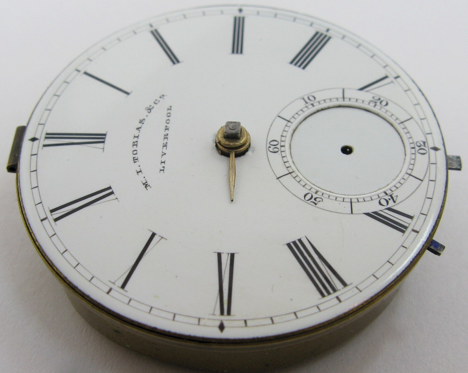 Chain fusee Pocket Watch 42451 jeweled Movement M I Tobias Liverpool