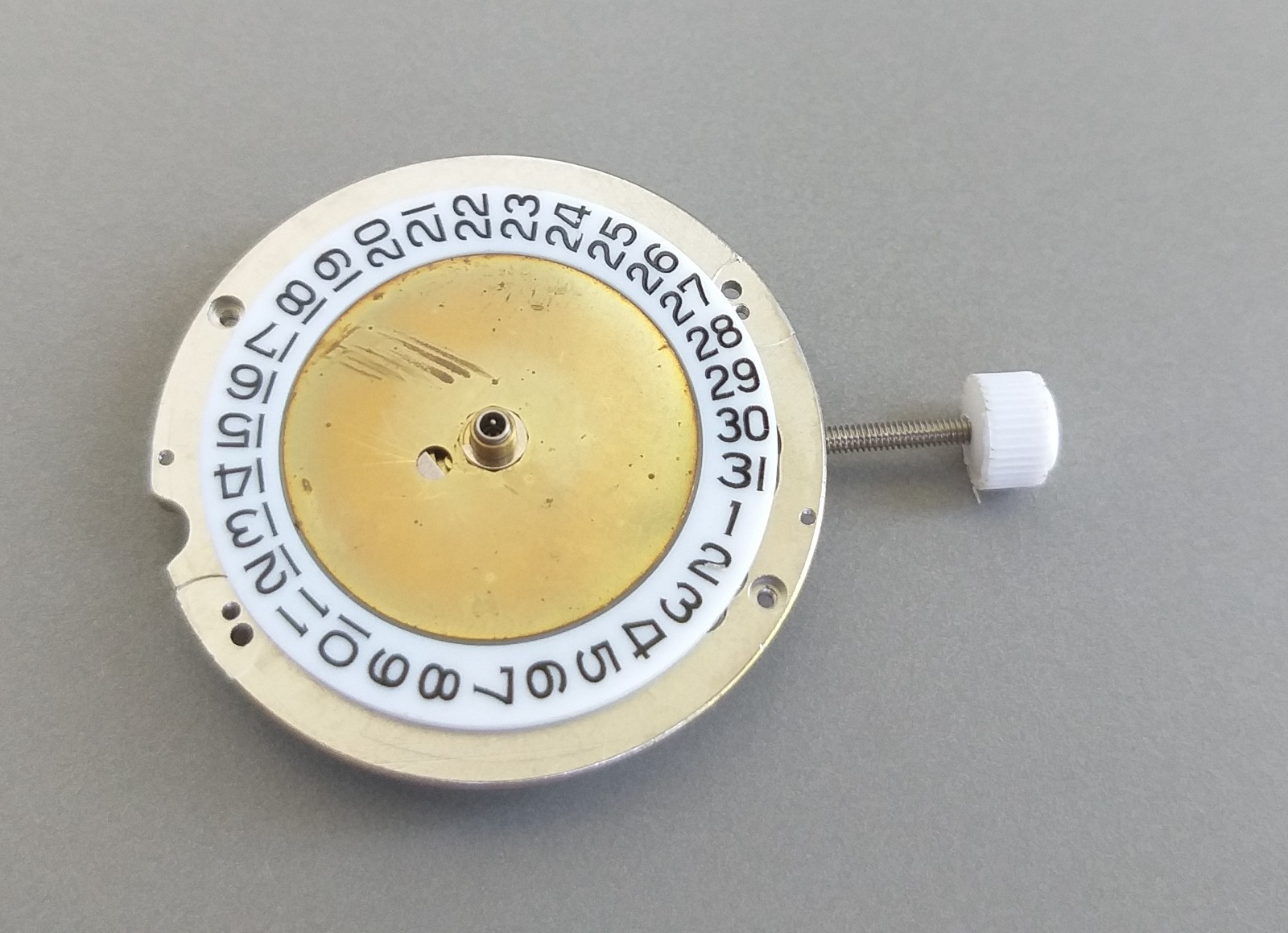 Ronda RL 217P-21 New Old Stock Swiss Hand Winder Watch Movement NOS 1970’s RED