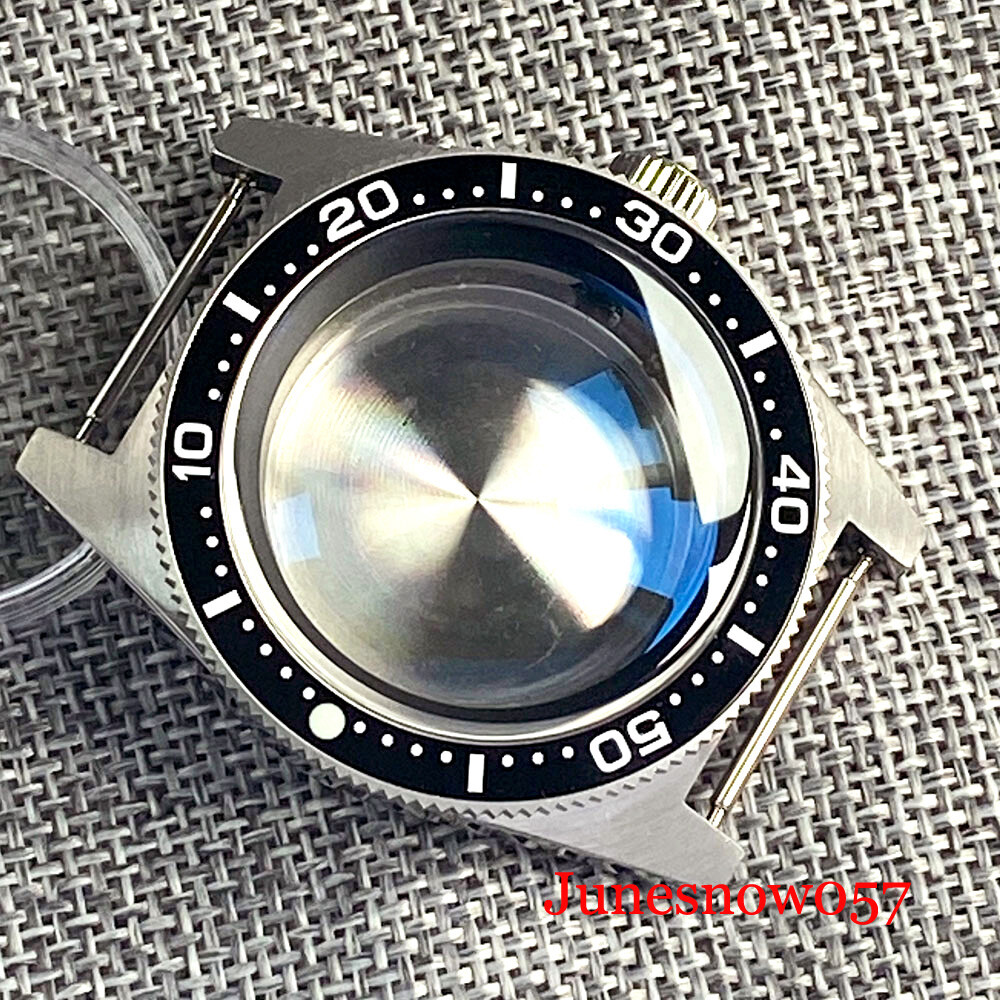 62MAS Watch Case fit NH35A NH36A PT5000 ST2130 ETA2824 AR Sapphire Chapter Ring
