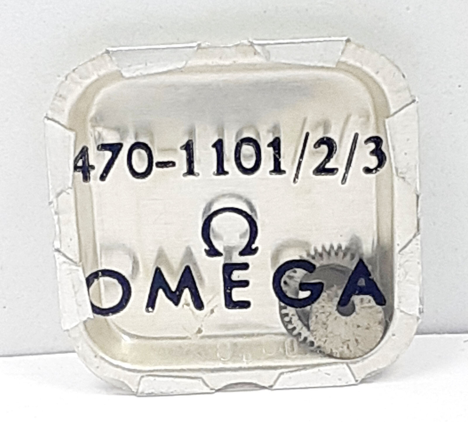 Original Omega Spare Part No. 1101/2/3, Cal. 470, Crown Wheel Set, NOS Sealed