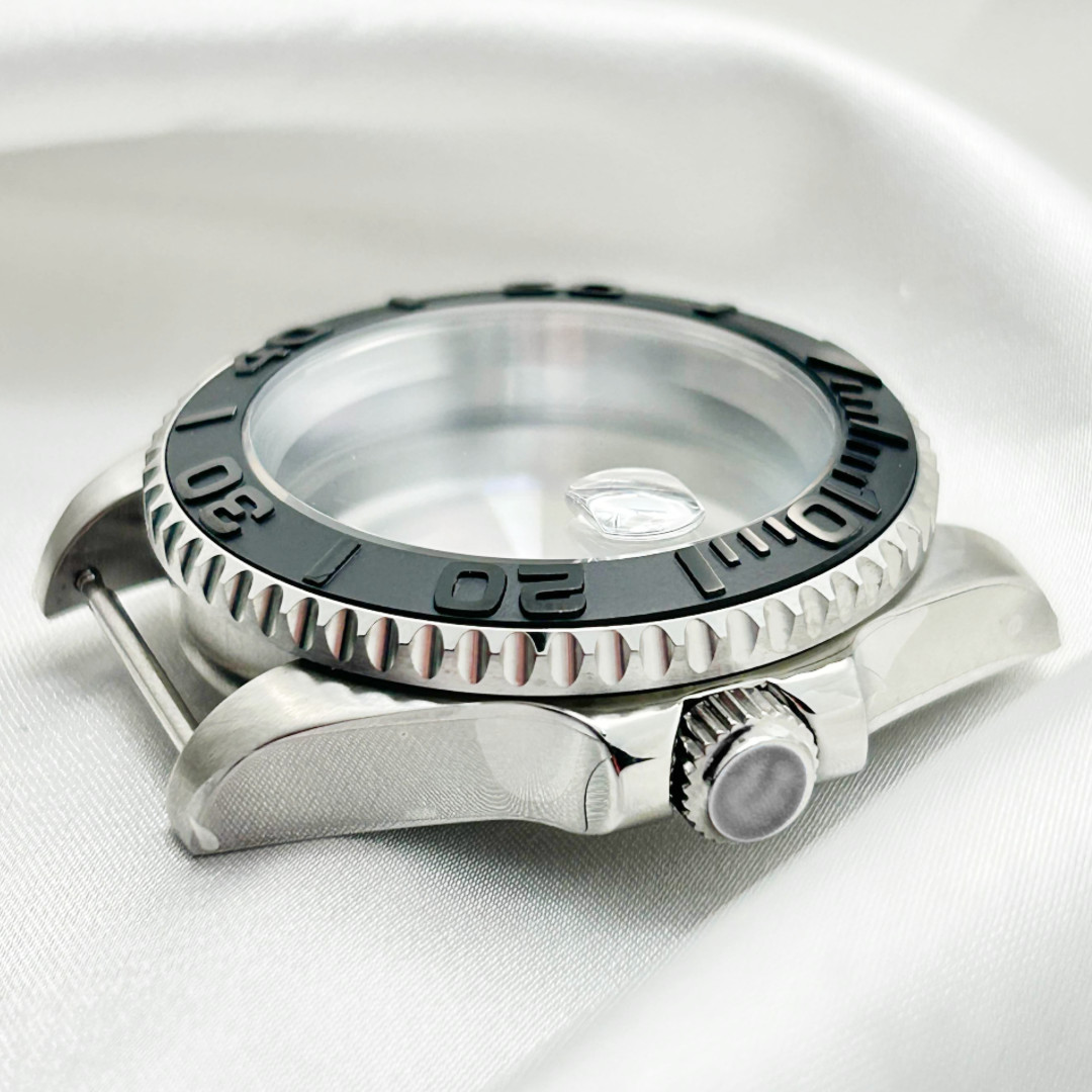 20ATM 40mm Sapphire Glass Modified Watch Case fit NH34 NH35 NH36 120 click bezel