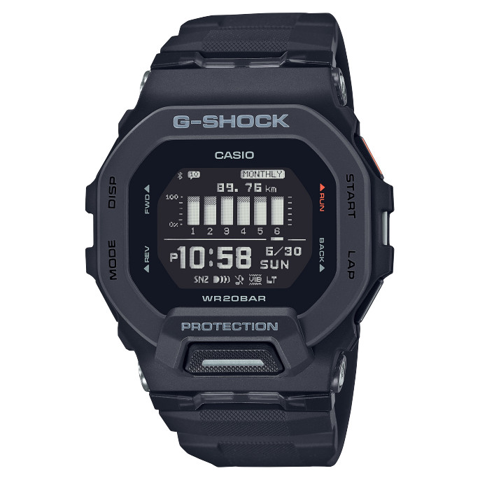 Genuine Casio G-Shock GBD-200 GBD200 black resin watch bezel, case cover