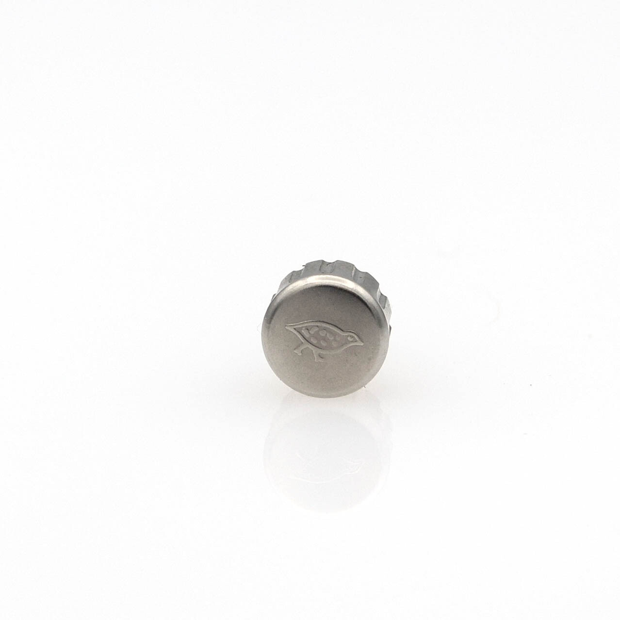 6 mm Stainless Steel Ikepod Watch Crown with Stem