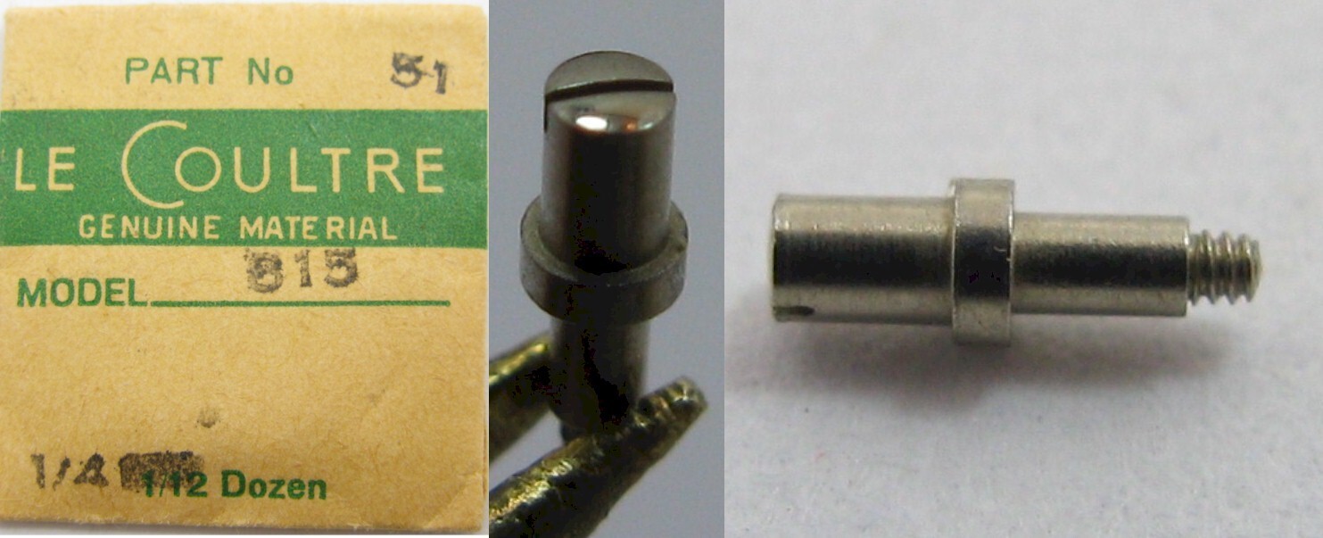 LeCoultre 815 watch movement part: one(1) screw for setting lever #57443 #5443