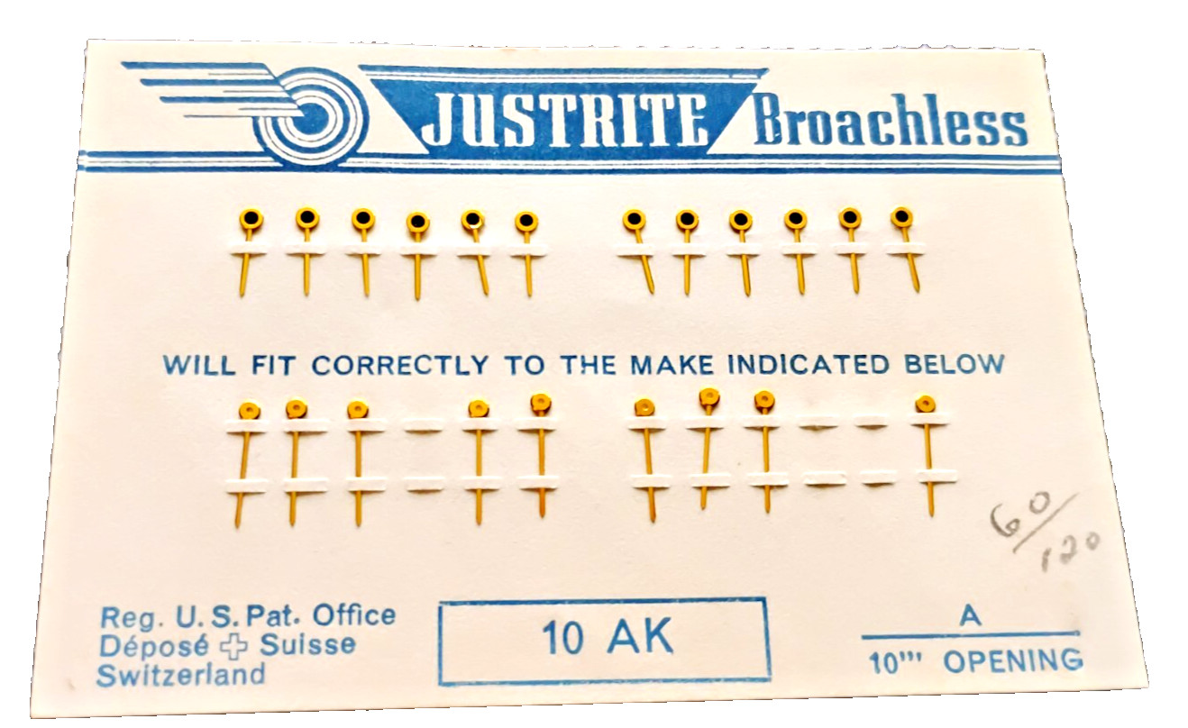 Bulova 10AK Watchmaker Parts Watch Hands Gold Index “9”pairs NOS watch part lot