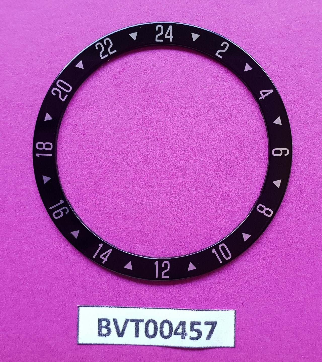 NEW SEIKO GMT BEZEL INSERT FOR DIVER’S WATCH 7002 6309 6306 7S26 WATCH BVT00457