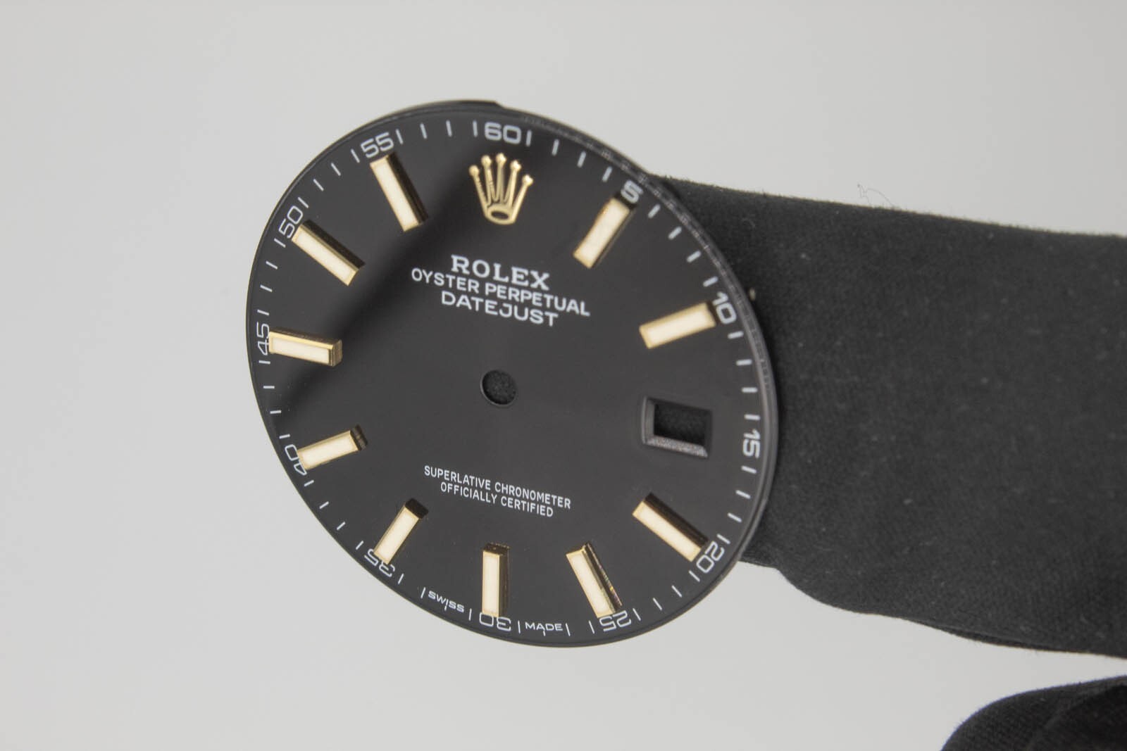 Rolex Datejust 41mm Black Stick Two Tone Dial Model 126333 EXTREMELY RARE
