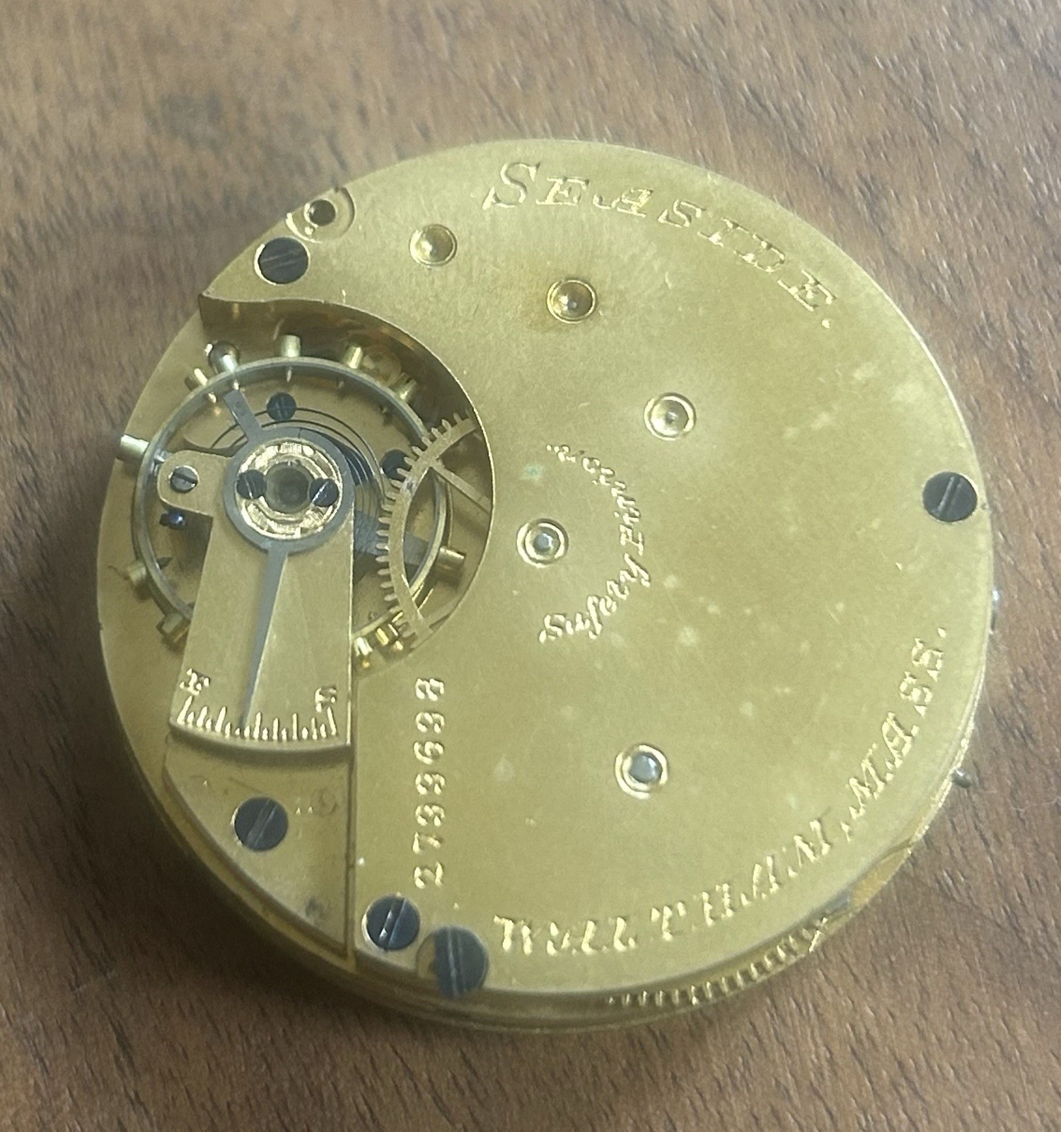 ⏱️Waltham Seaside 7 Jewel & Illinois Watch Co Movement Lot Pocket Watch