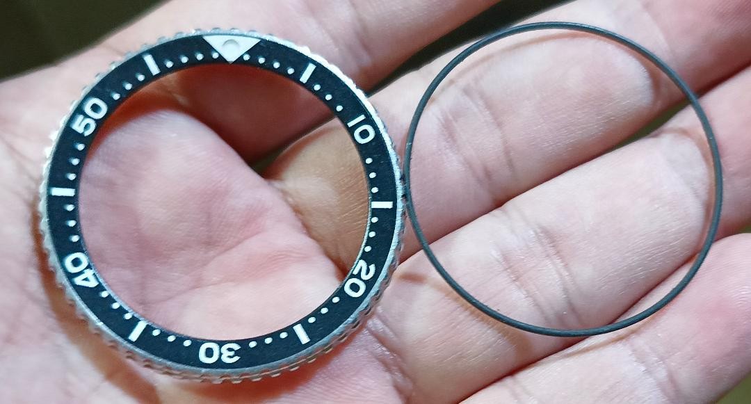 SEIKO SCUBAPRO ORIG BEZEL MATTE INSERT 6306-7000 6306-7001 6309-7040 6309-7049