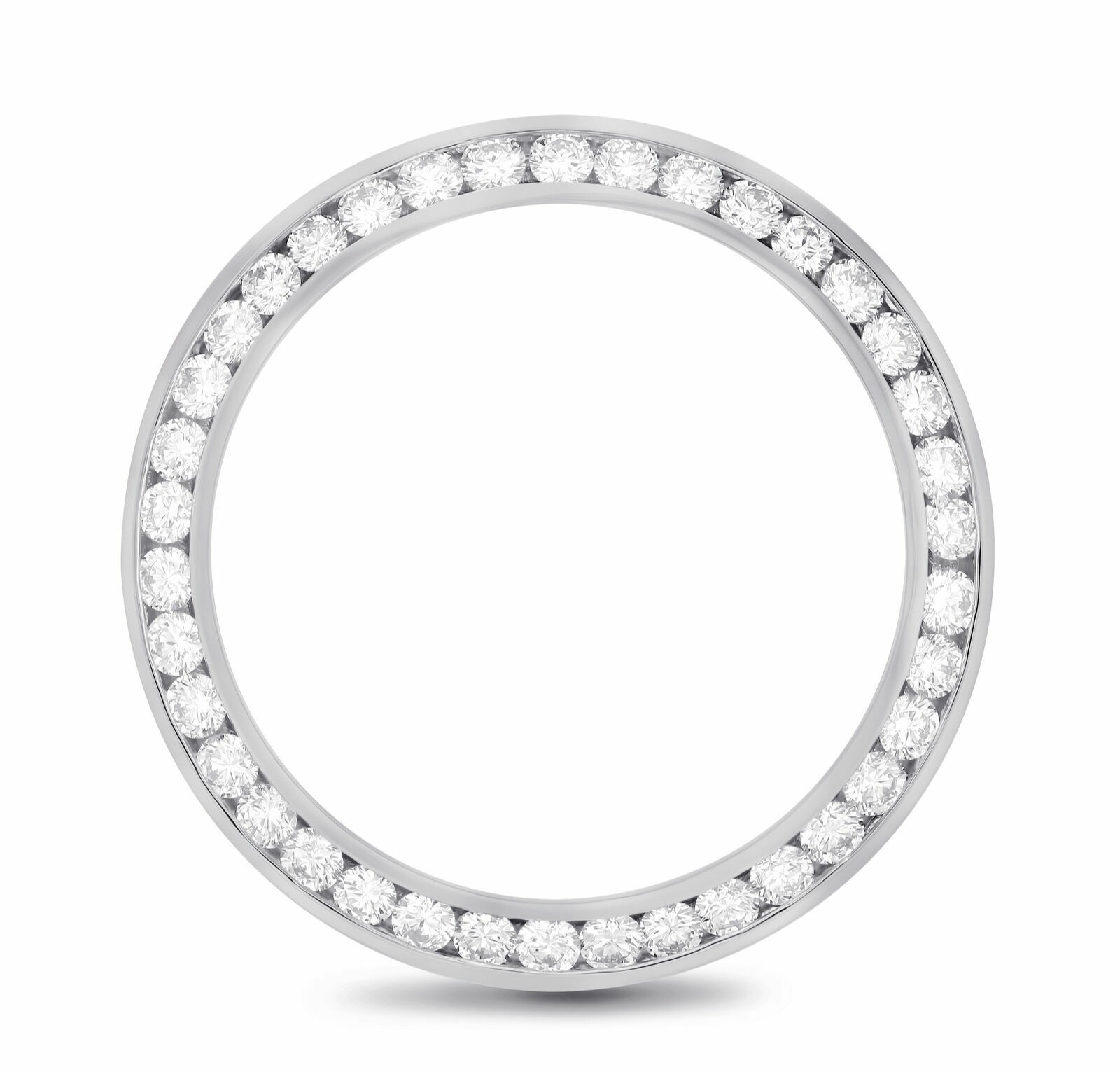 MIDSIZE GOLD 2.20CT CHANNEL NATURAL DIAMOND BEZEL 14K ROLEX 78240 78274 78246