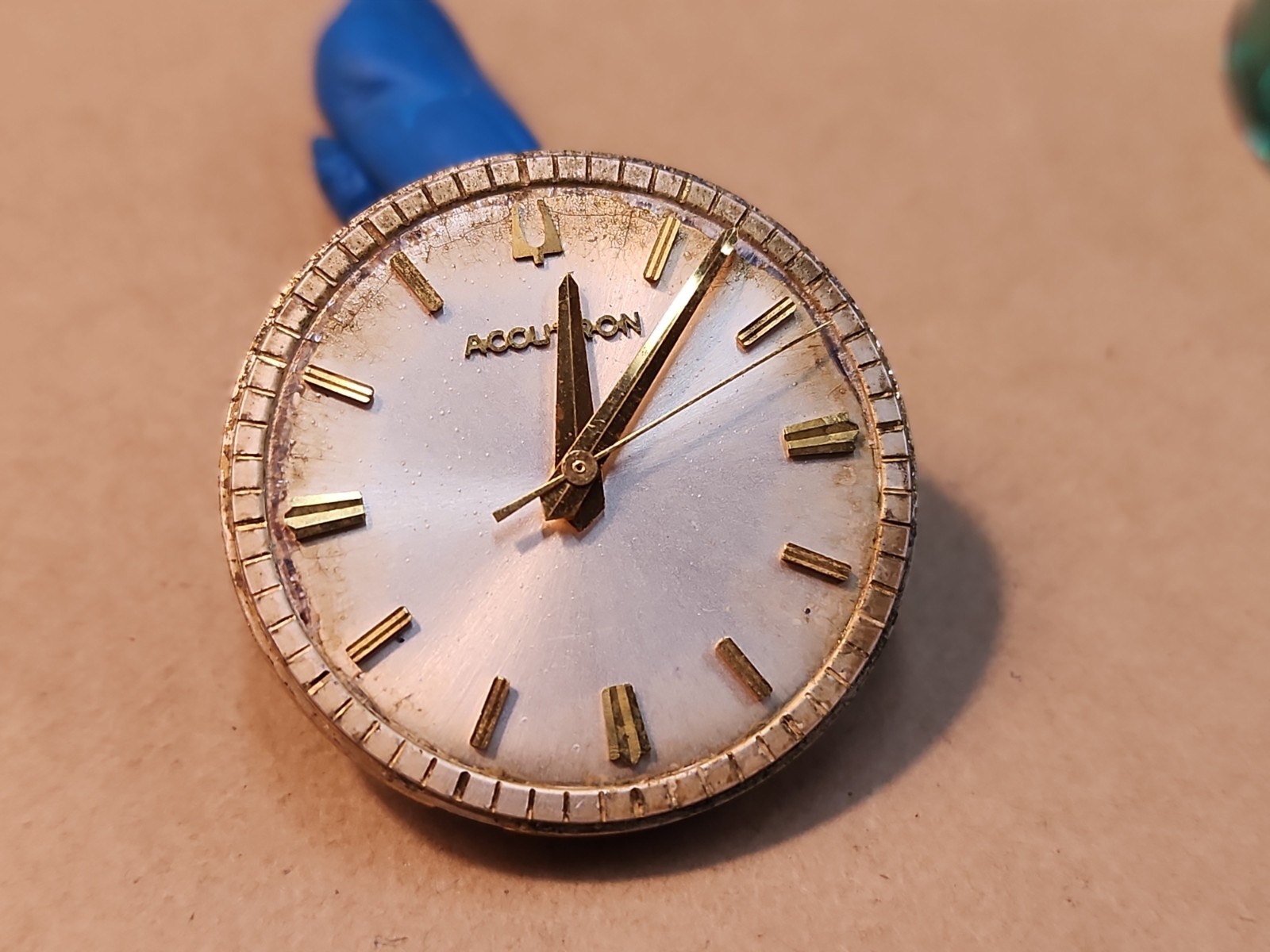Bulova Accutron 2180 N1 Tuning Fork Movement For Parts Spares Repairs