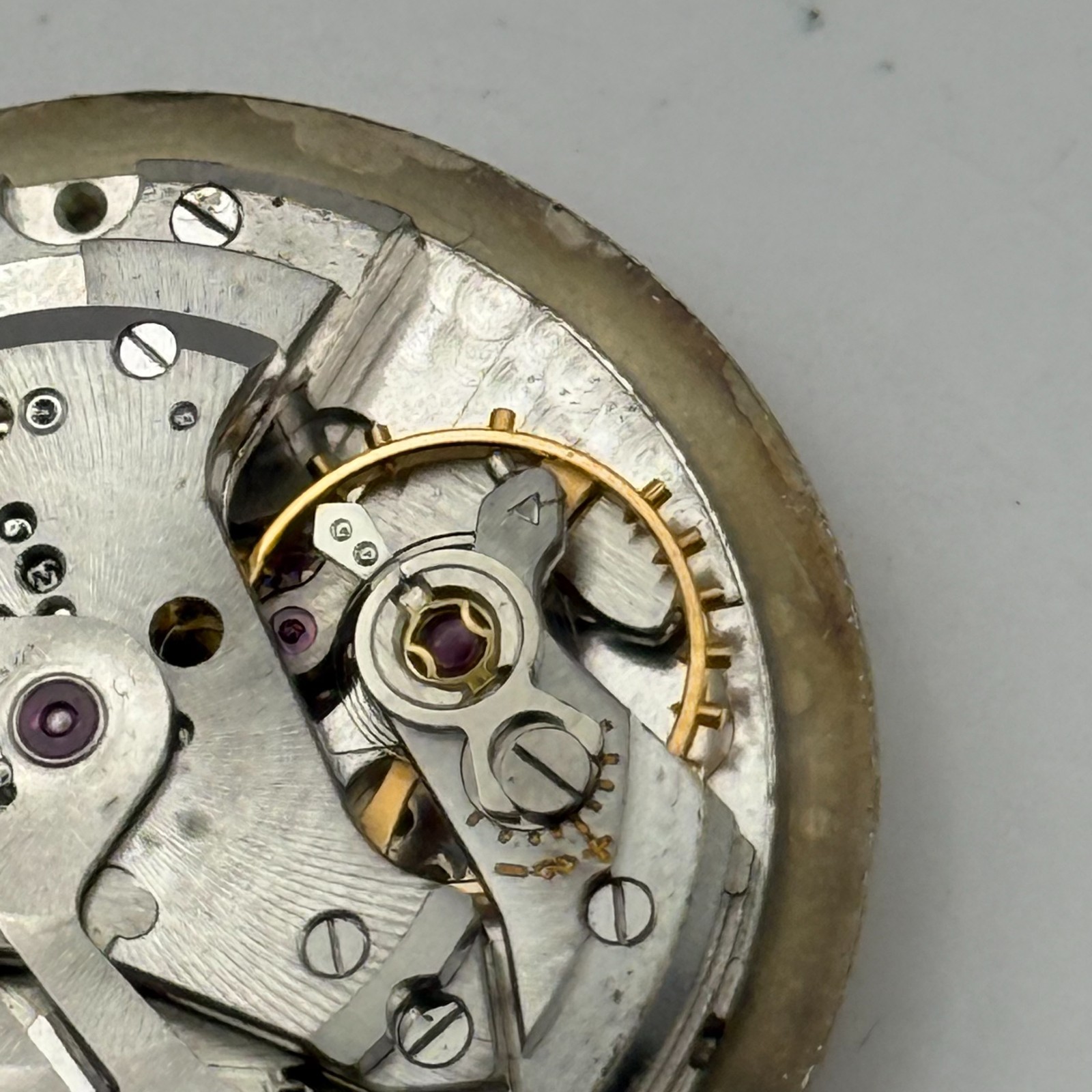 Certina 25-45 Watch Movement 23 Jewels Swiss Automatic Vintage Parts 25.9mm