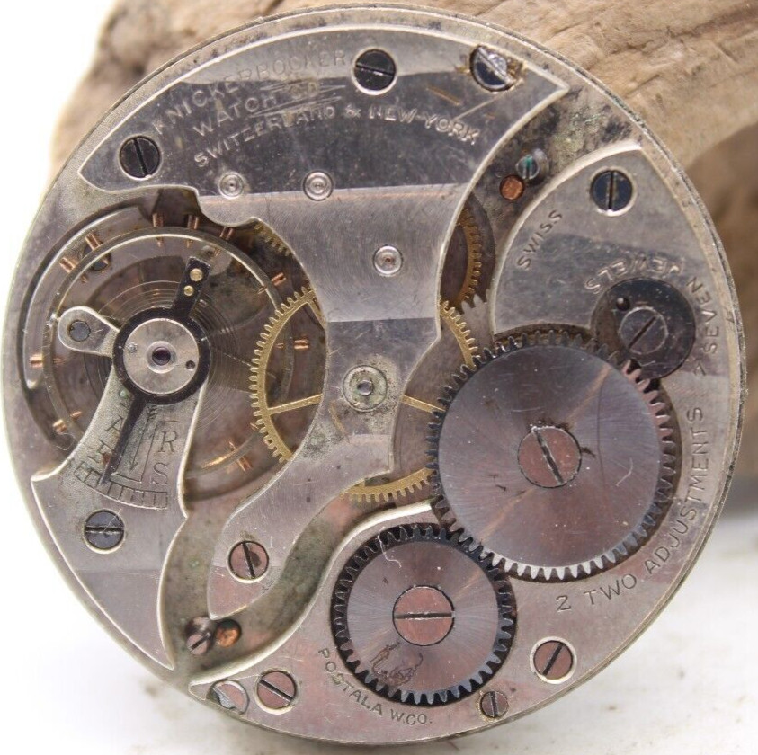 KNICKERBOCKER POCKET WATCH MOVEMENT SWISS 7j 38.4mm (PP2)