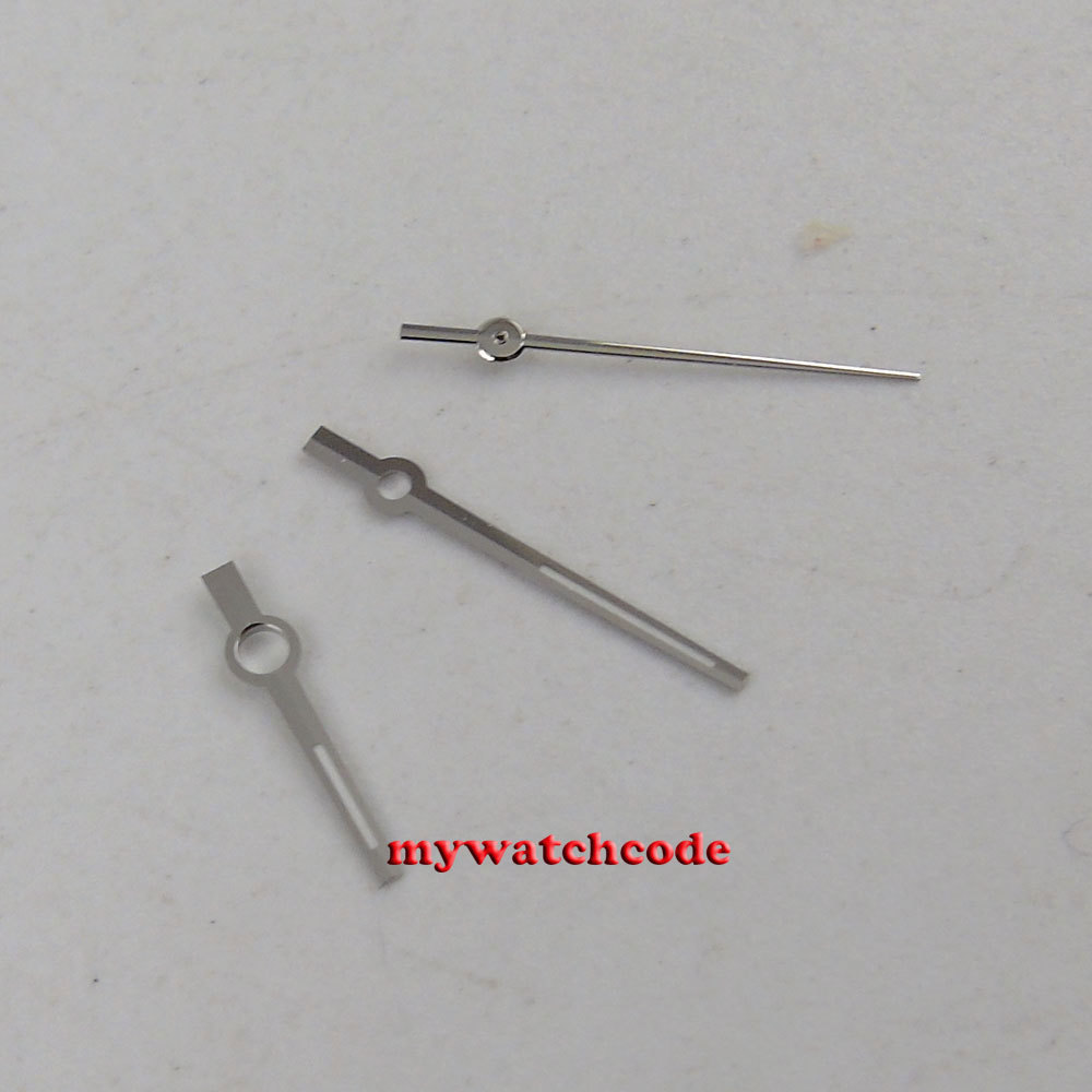silver edge SUPER LUME white watch hands for Miyota 8205 8215 DG2813 movement