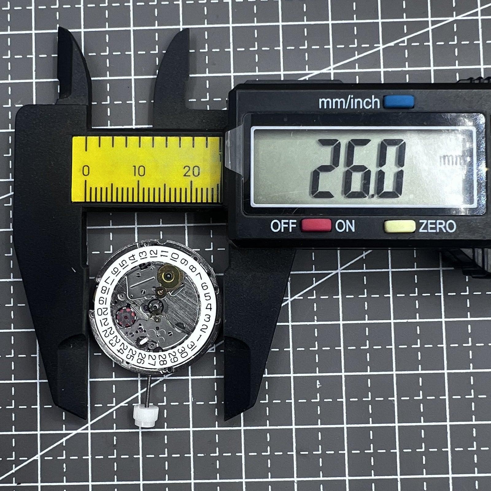 Swiss ETA 205.111 Artificial Kinetic Energy Watch Movement Silver Original