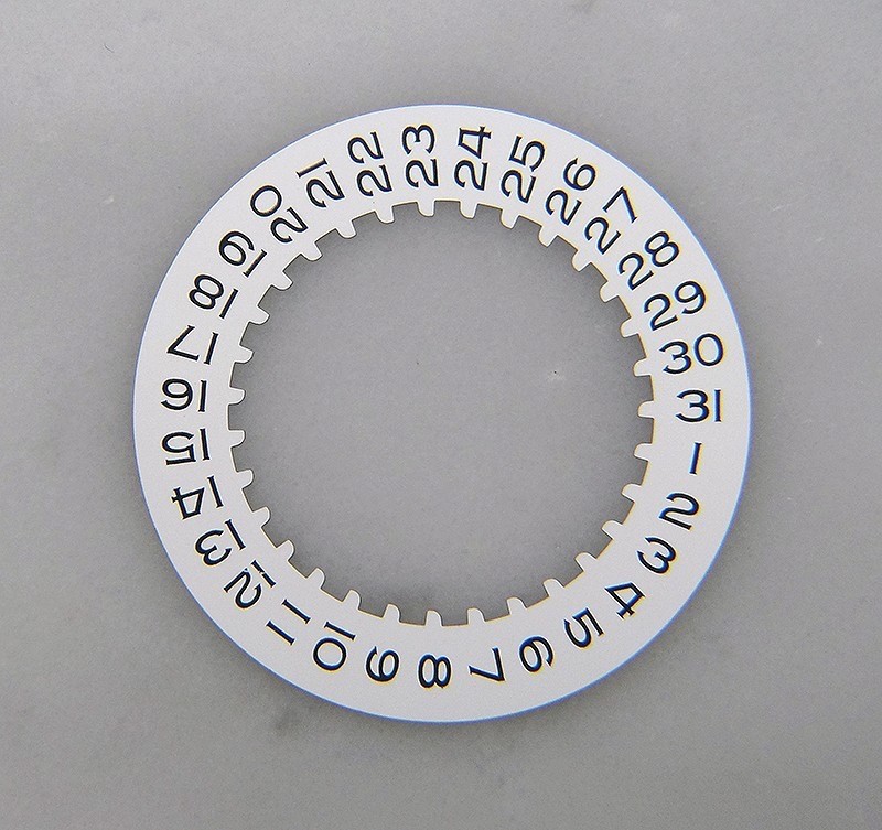 Genuine Rolex 5099 White Date Disc – 3035 Caliber – Good Condition