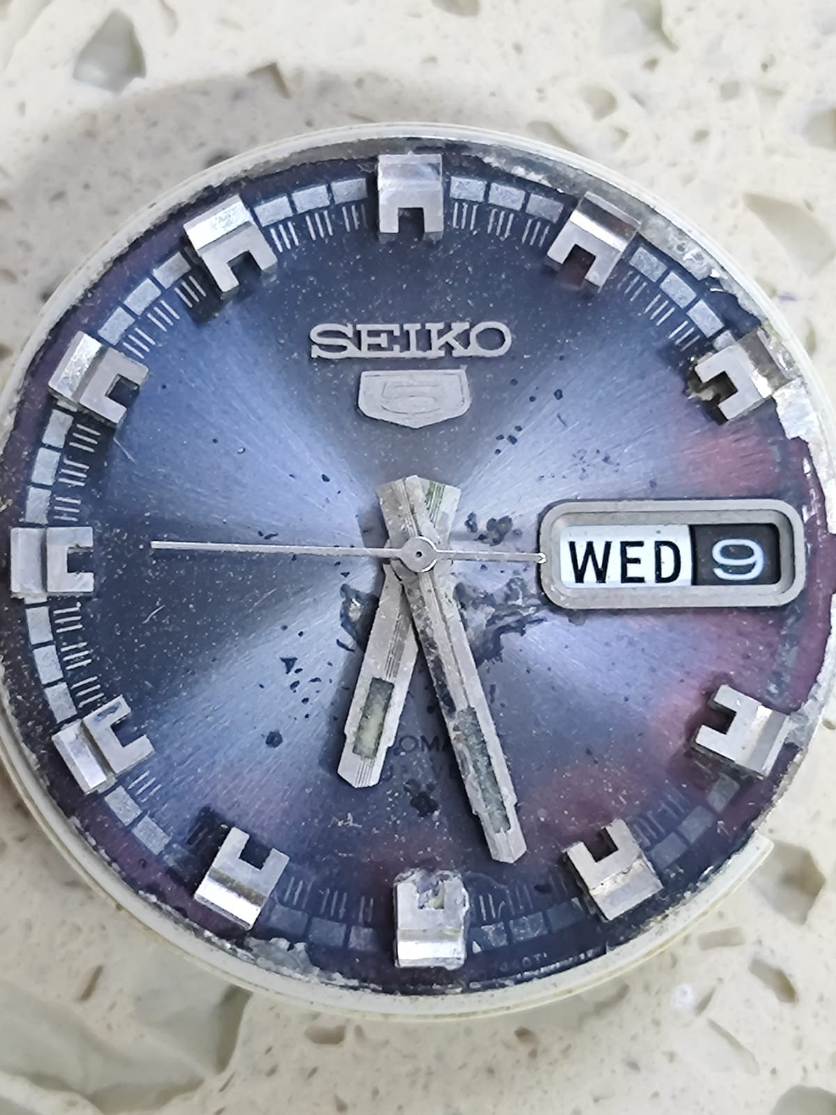 Vintage Seiko 6119C Part Movement -Not Work Balance Good for parts