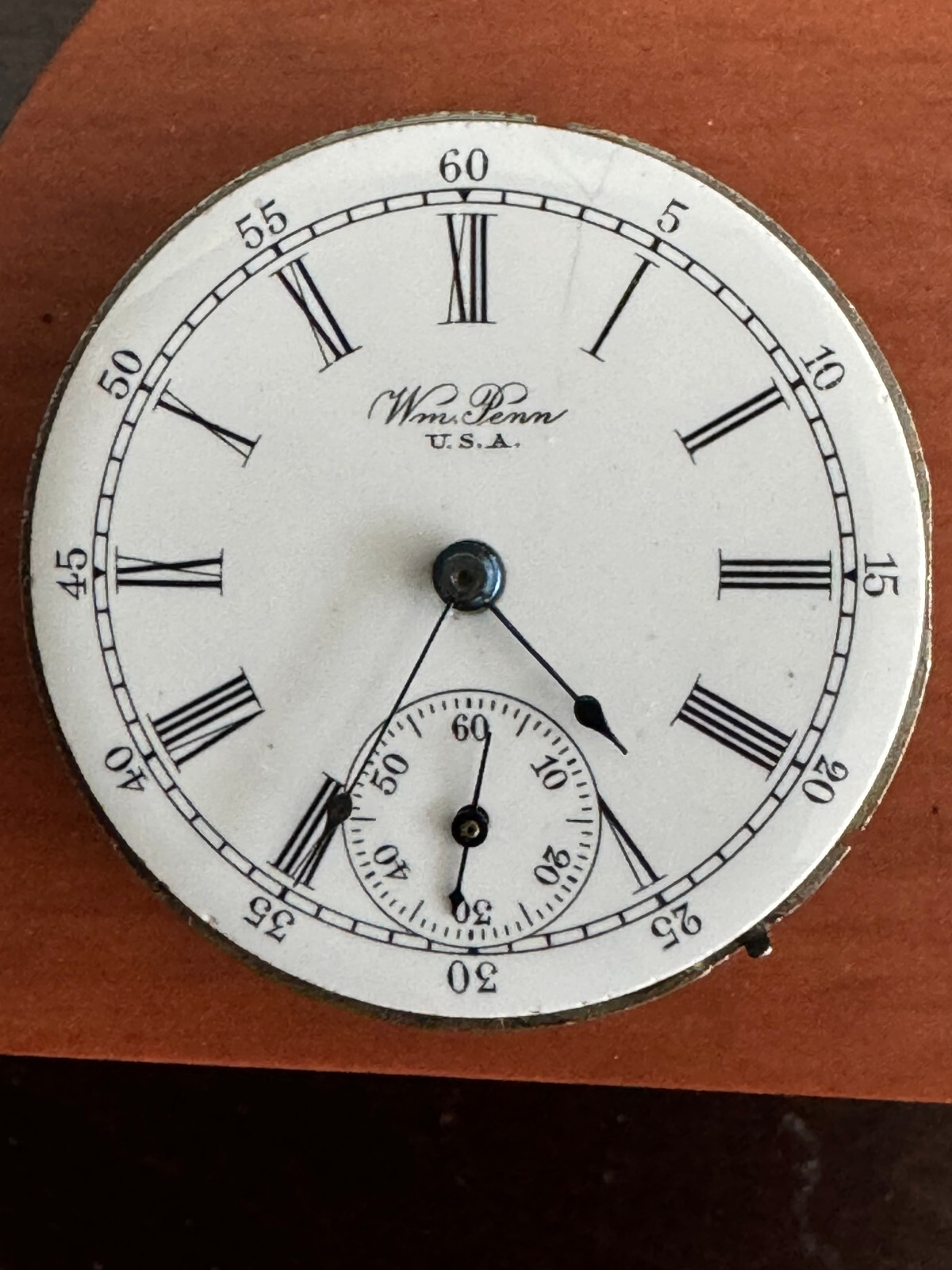 VINTAGE 6 SIZE NEW YORK STANDARD POCKET WATCH MOVEMENT GR. TRADING WATCH