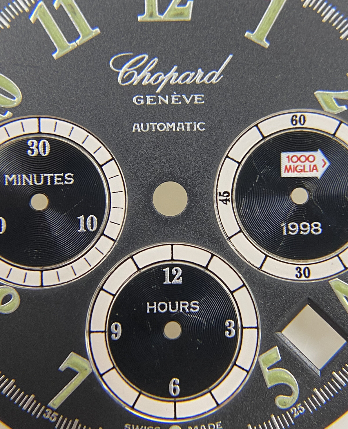 Genuine Chopard Geneve Automatic 1000 Mille Miglia 1998 Dial Ref.8331 Cal.2894/2