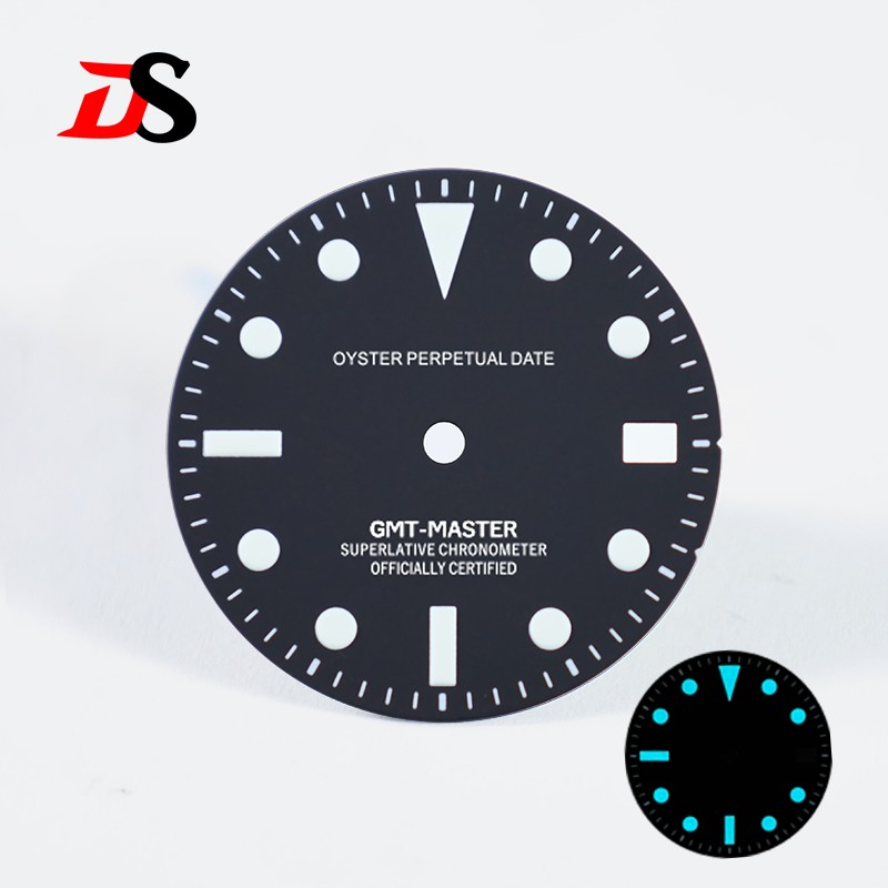 DS Matte Blue NH34 Dial Bgw9 Blue Lume Layer Date No Date GMT-Series 28.5mm NH35